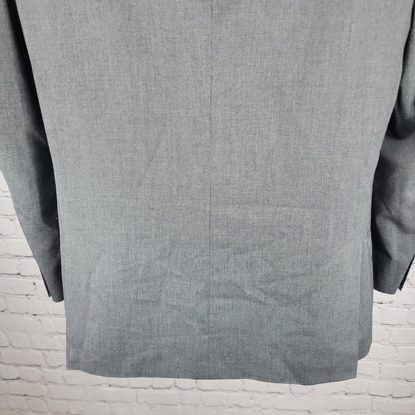 Kenneth Cole Reaction Grey 2 Button Double Vented Blazer Sport Coat 40R