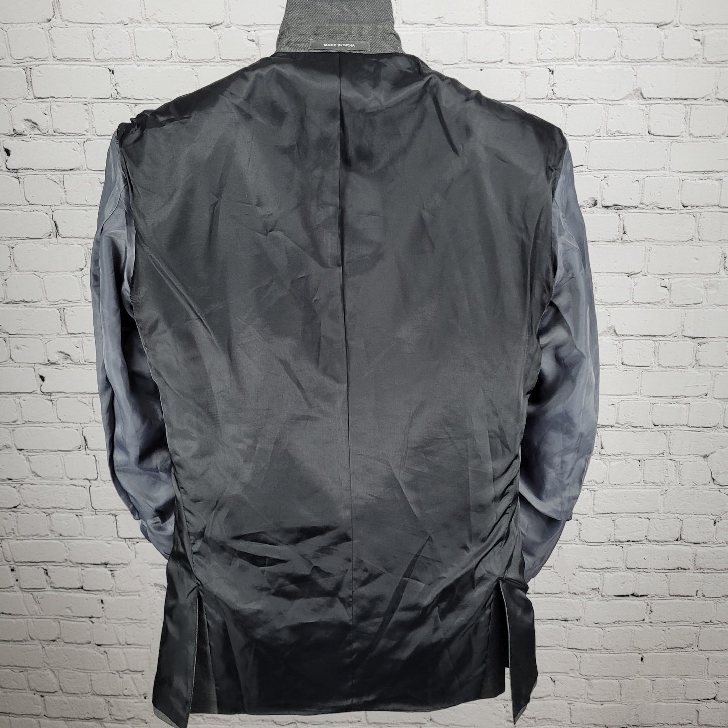 Kenneth Cole Reaction Grey 2 Button Double Vented Blazer Sport Coat 40R