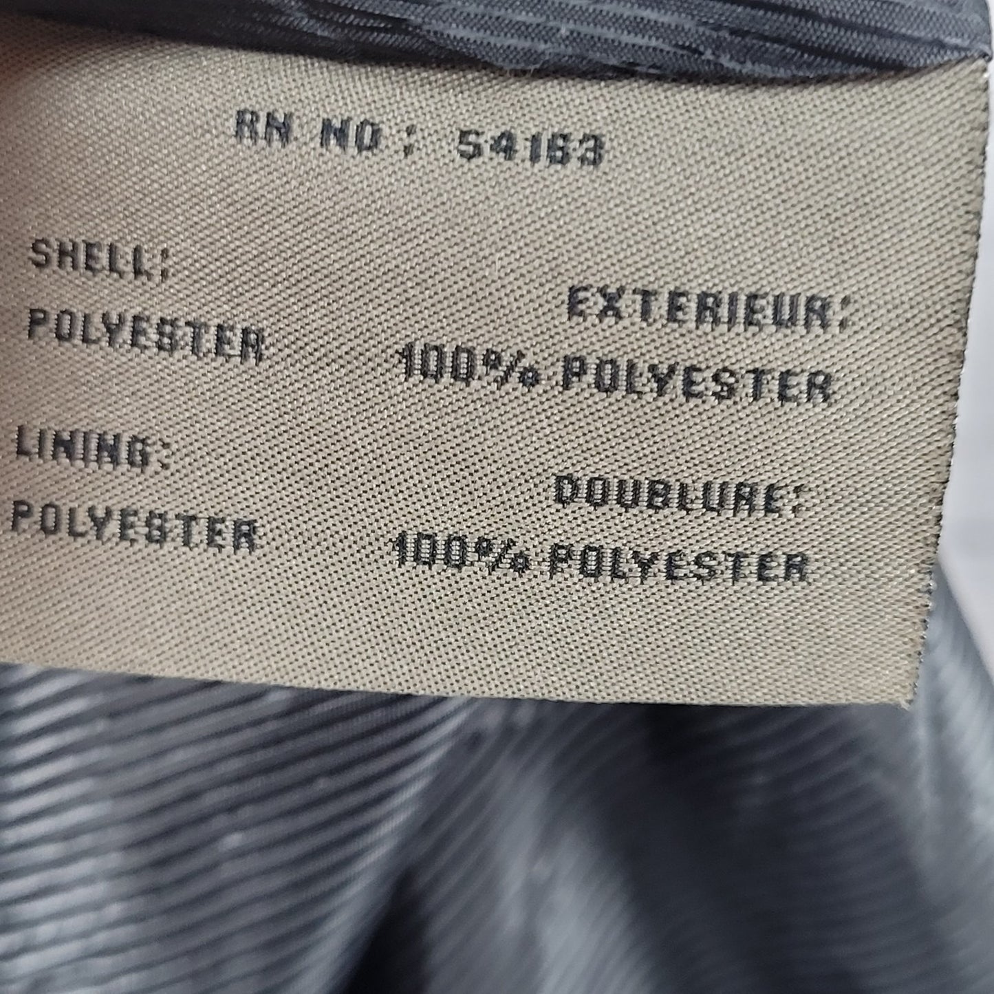 Marc New York Buttoned Zipped Pockets Removable Hood Trench Coat Size Large L