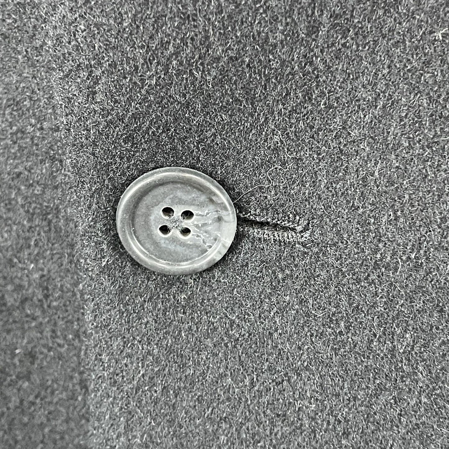 Roundtree & Yorke Black Camelhair 2 Button Vented Notch Blazer Jacket Size 38R