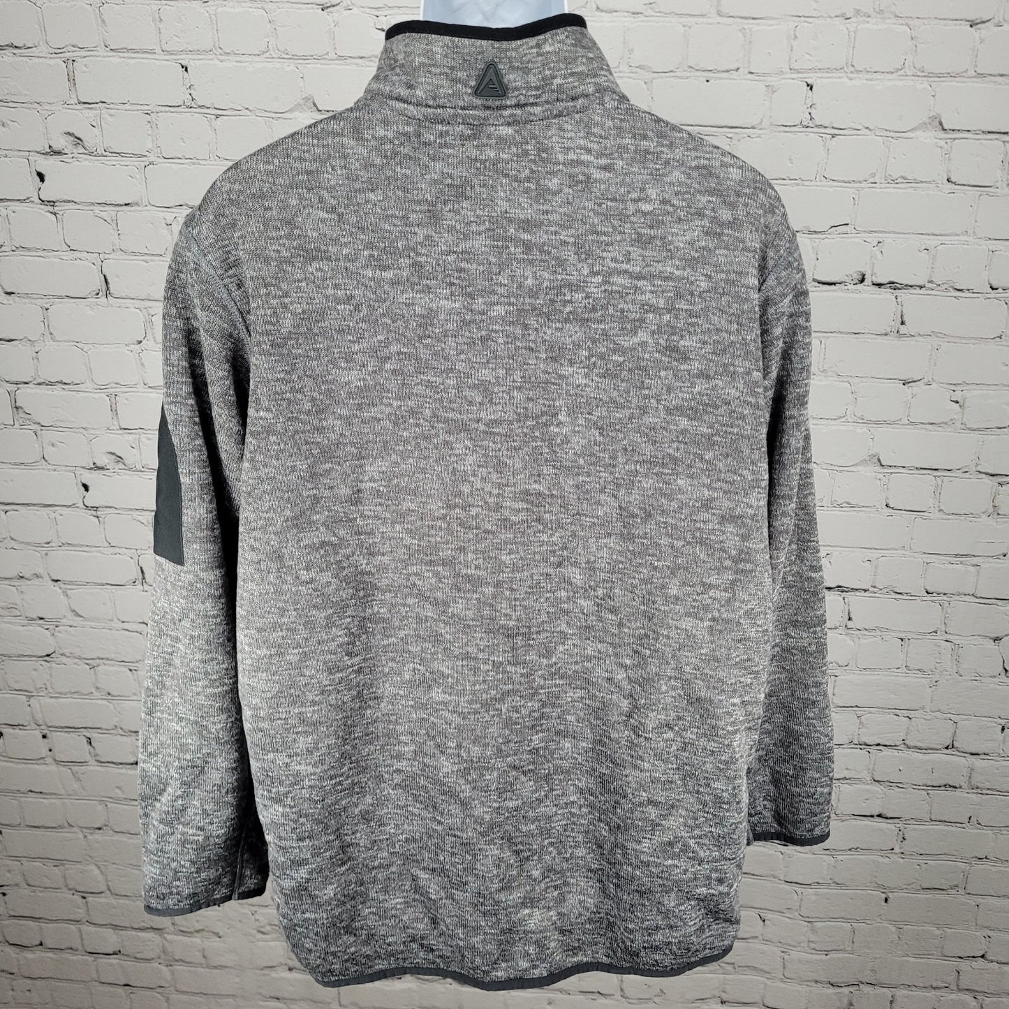 Houston Astros 2017 World Series Champions Grey Long Sleeve 1/4 Zip Jacket 2XL