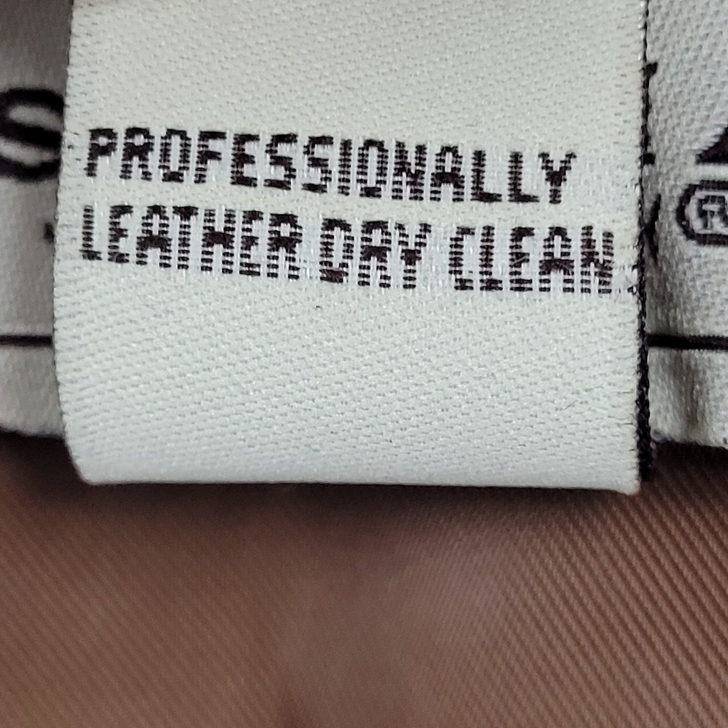 Sonoma Jean Company Brown Genuine Leather Suede V Neck Buttoned Lined Vest M