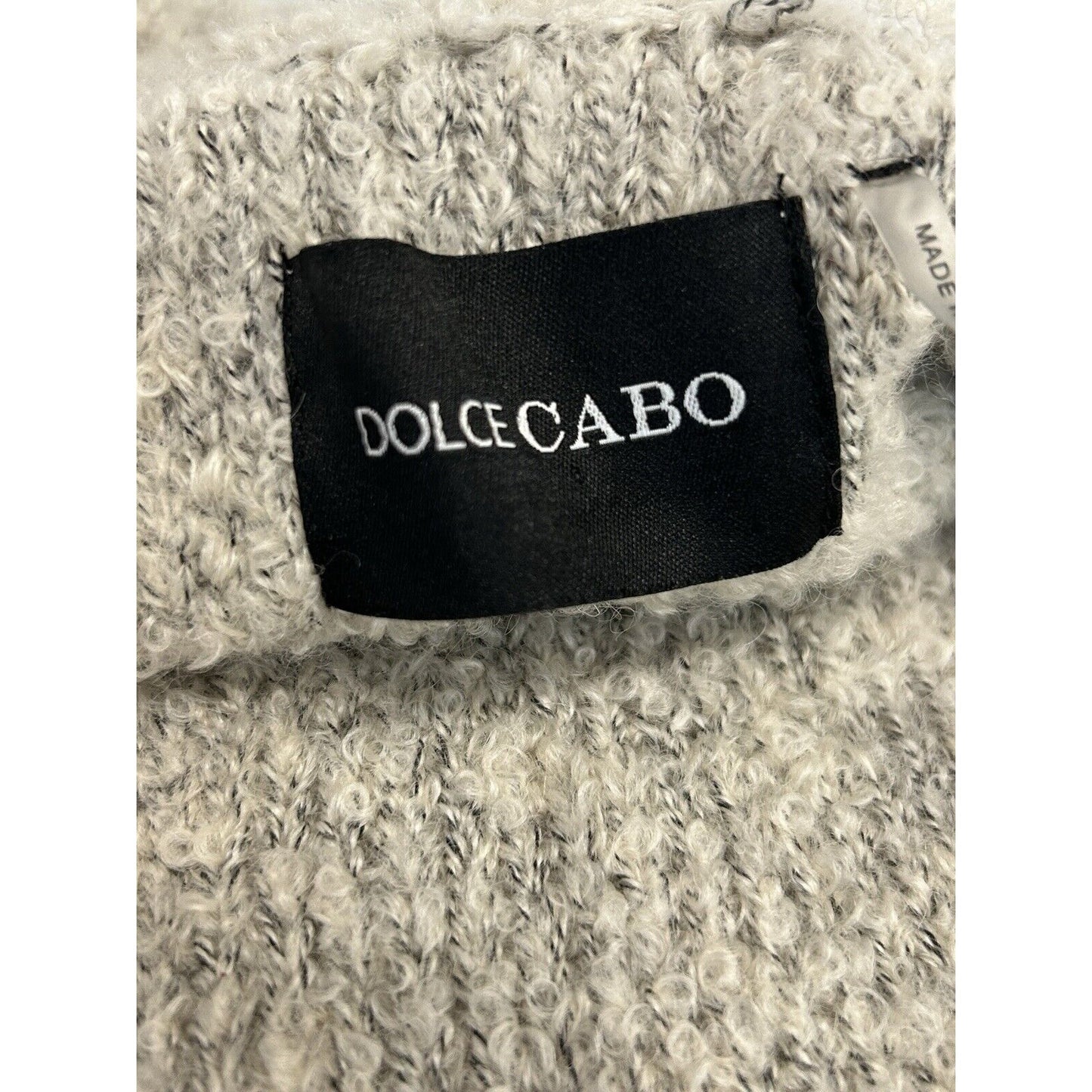 Dolce Cabo Tan Tibet Lamb Fur Wool Sleeveless High Neck Winter Vest Size Large L