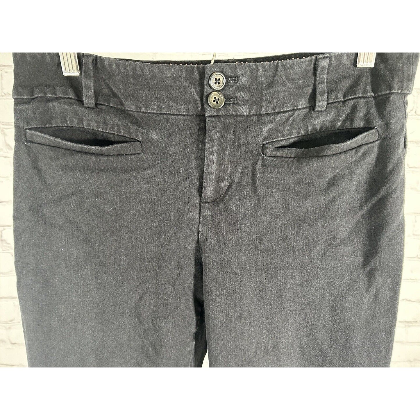 Anthropologie Black Essential Slim Women’s Capri Pants Size 8 (30 x 24)
