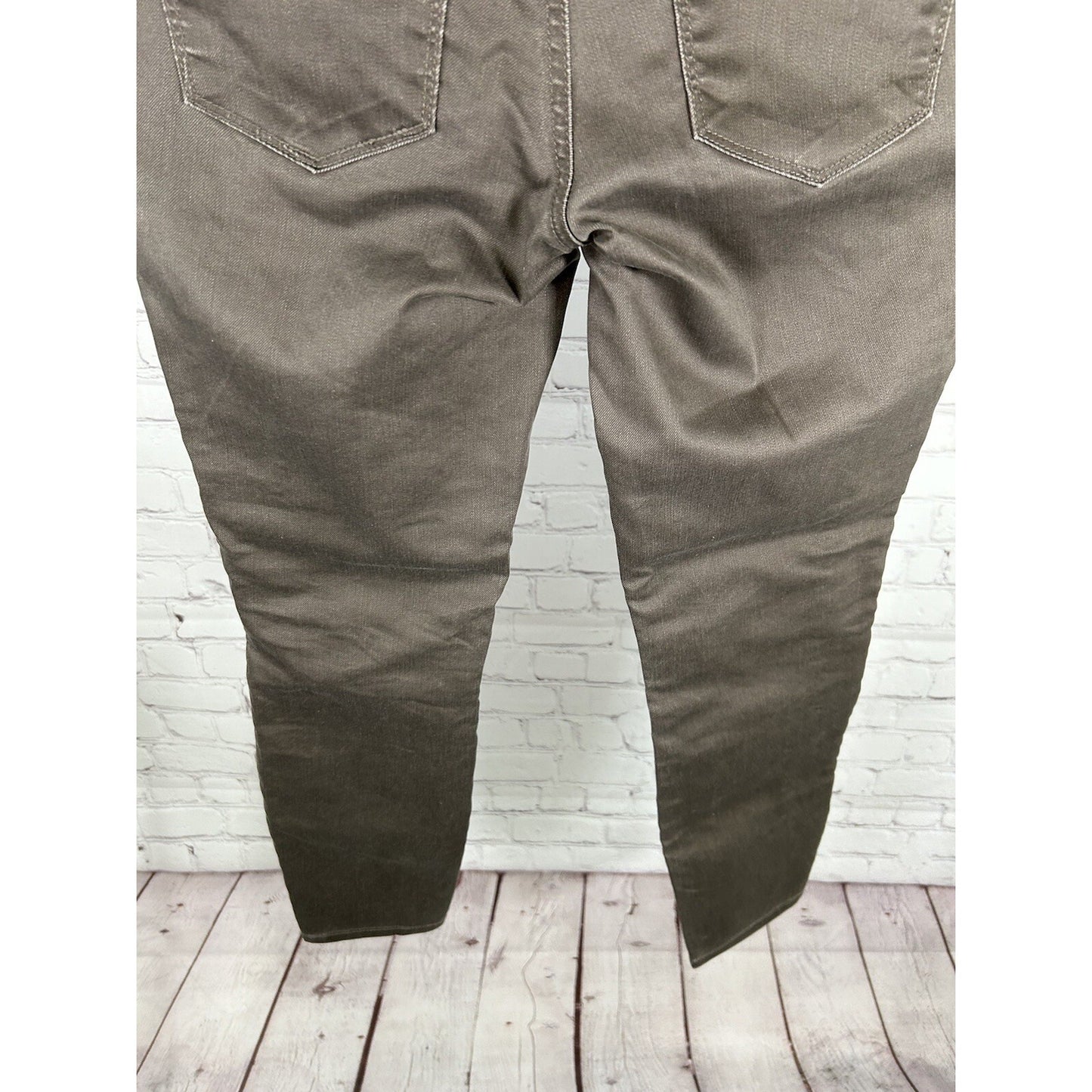 prAna Brown Denim Carlotta Crop Skinny Mid Rise Women’s Pants 8 (28 x 27)