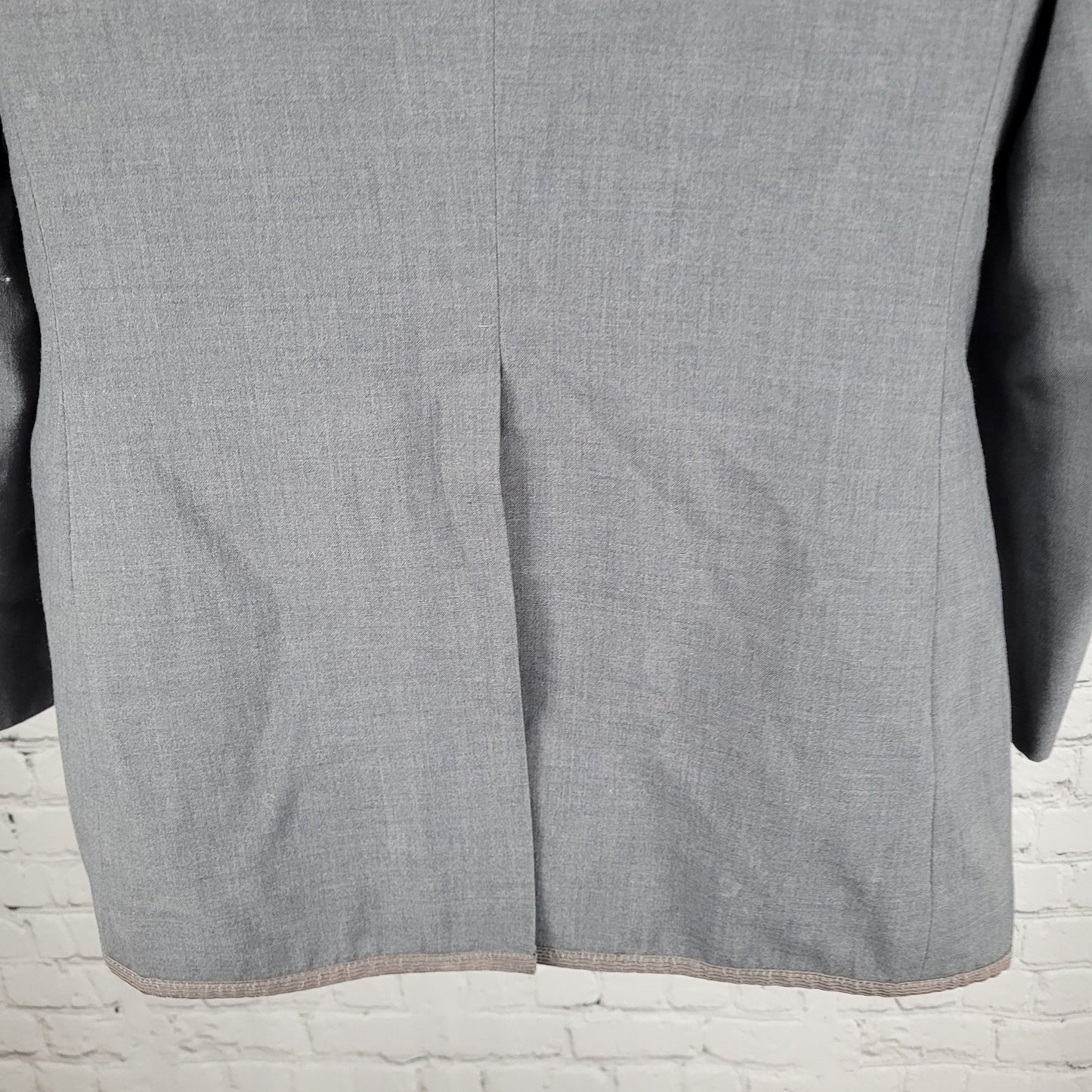 VTG Mike Martin Grey 1 Button Peak Western Vented Tuxedo Sport Coat Size 40S