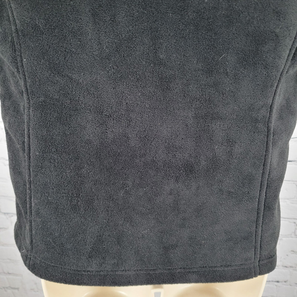 NWT Cyclebar Core365 Black Soft Fleece Full Zip Zipped Pockets Vest Size Small S
