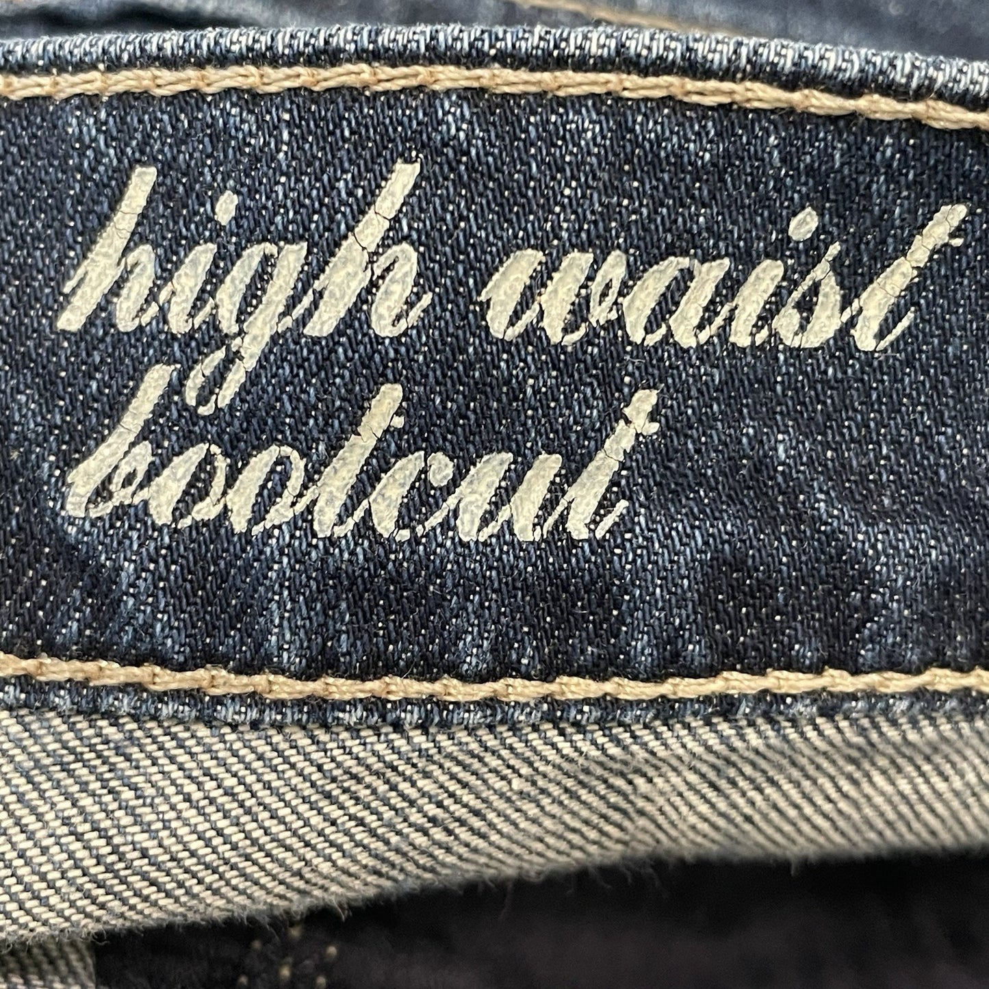 7 For All Mankind Blue Medium Wash Denim High Waist Bootcut Jeans 27 (29x32)