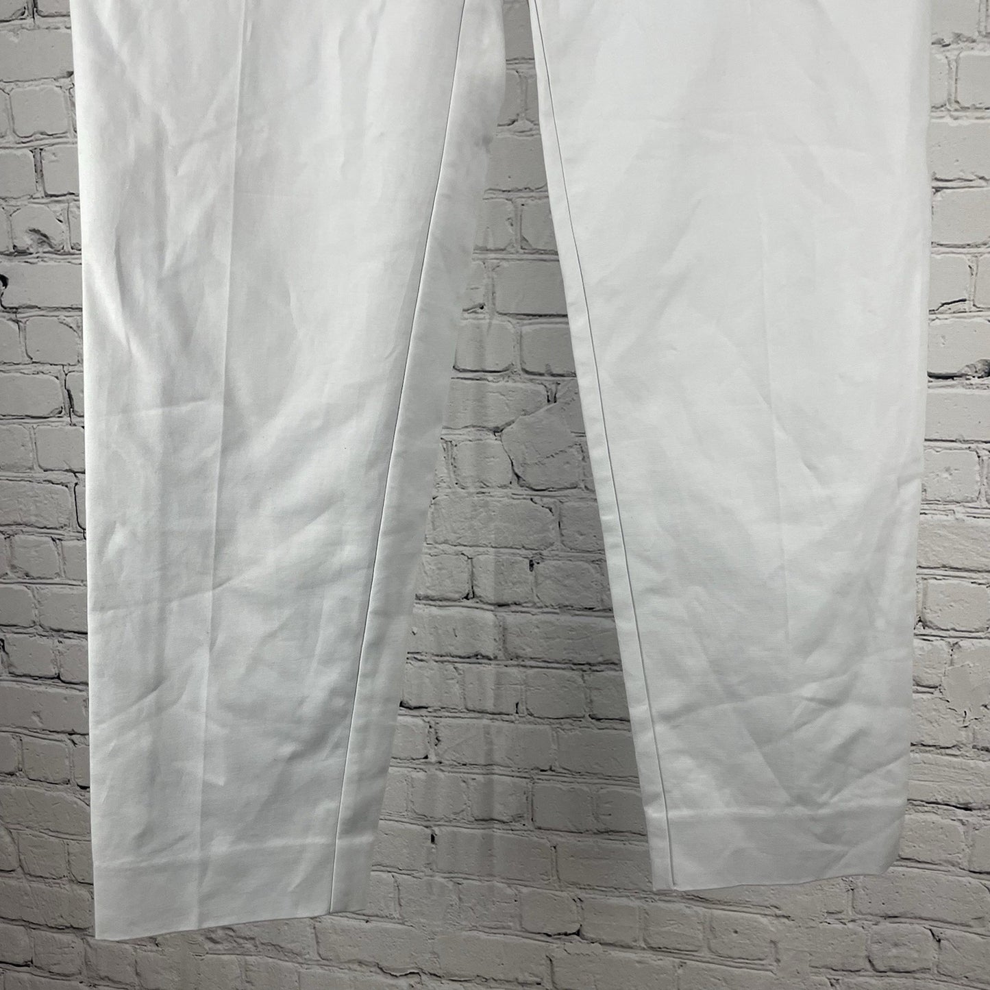NWT Jones New York Grey Cotton Stretch Mid Rise Tapered Pants Size 6 (30x28)