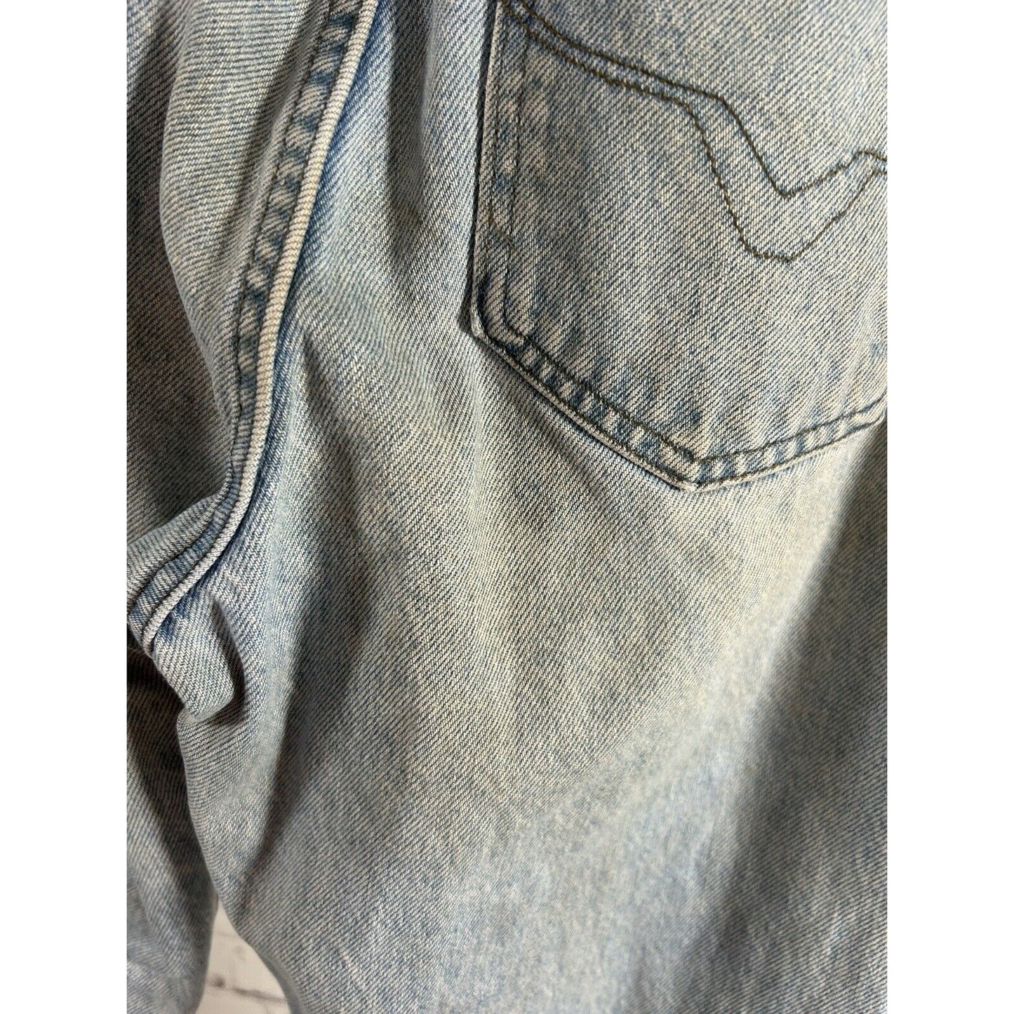 Harley Davidson Light Wash Straight Leg Women’s Denim Blue Jeans 10P (28 x 29.5)