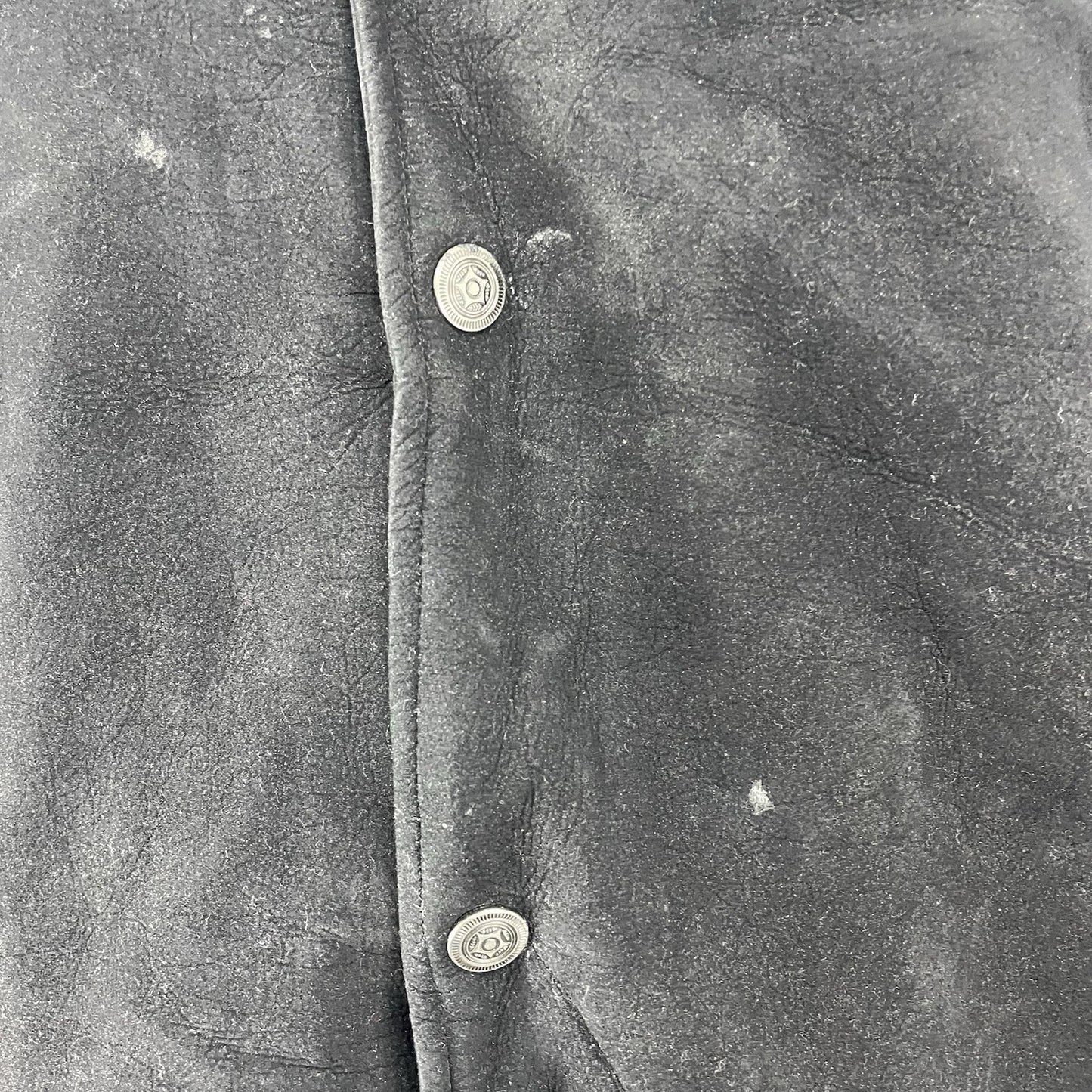 Jon Lauren Apparel Black Las Vegas Varsity Zipped Snap Pockets Jacket Size L