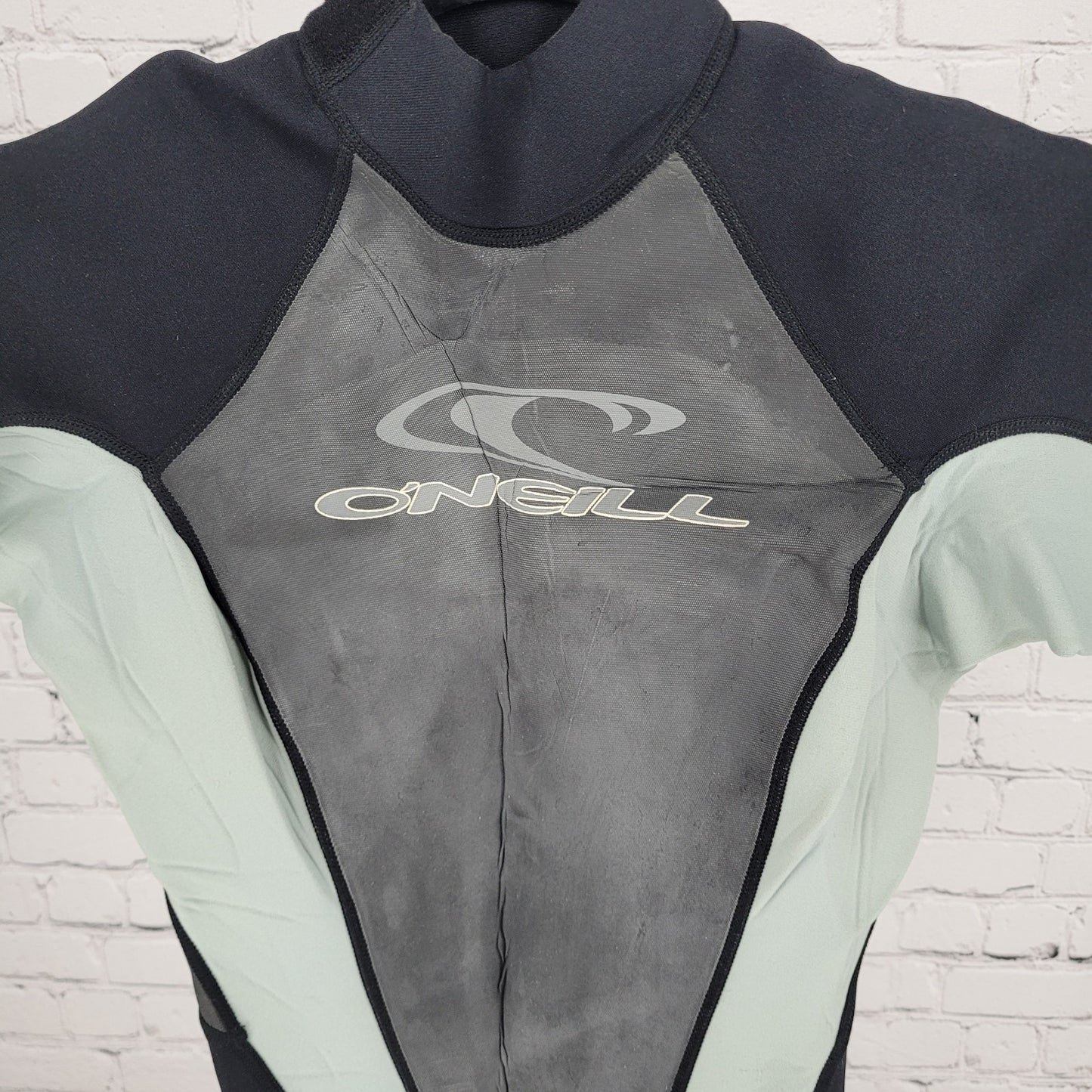 O'Neill Black & Grey Elite 2/1 MM Zipped Shorty Dive Wetsuit Youth Kids Size 8
