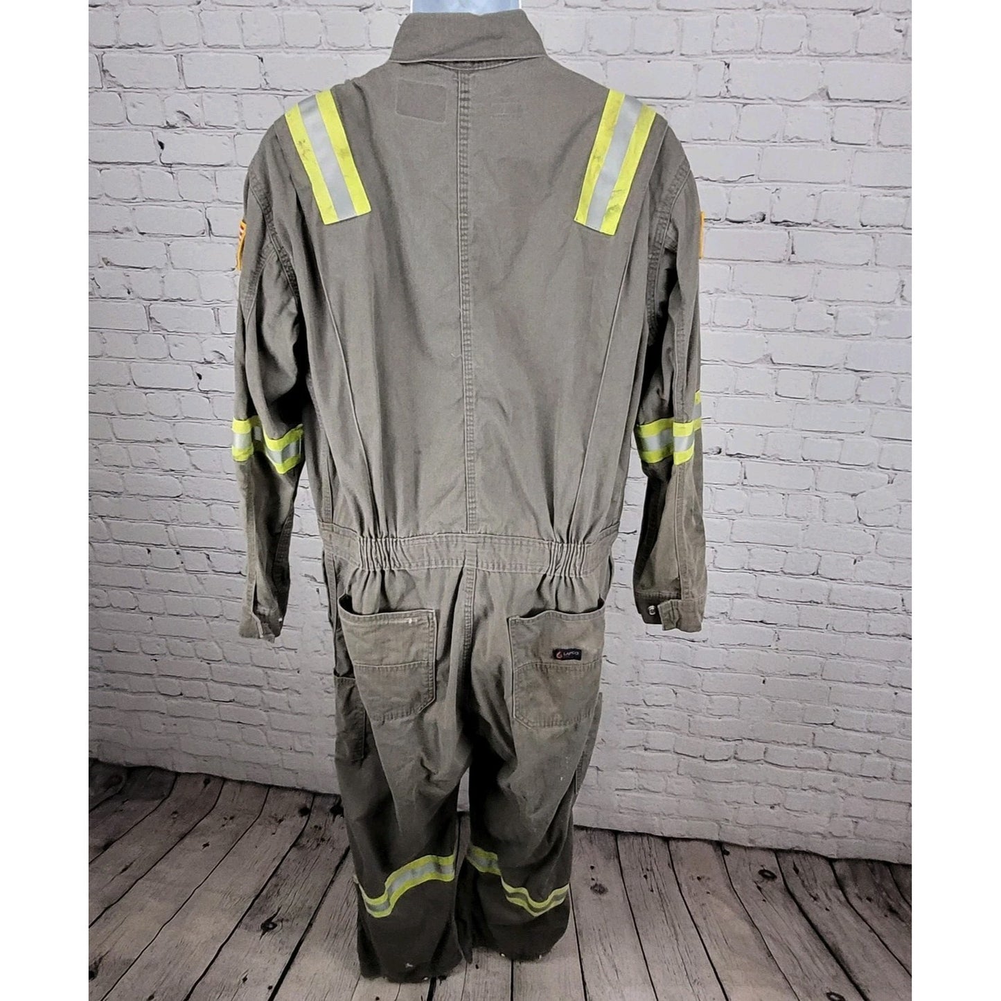 Alamo Pressure Pumping LapcoFR Uniform Coveralls Texas USA Size Large L Reg
