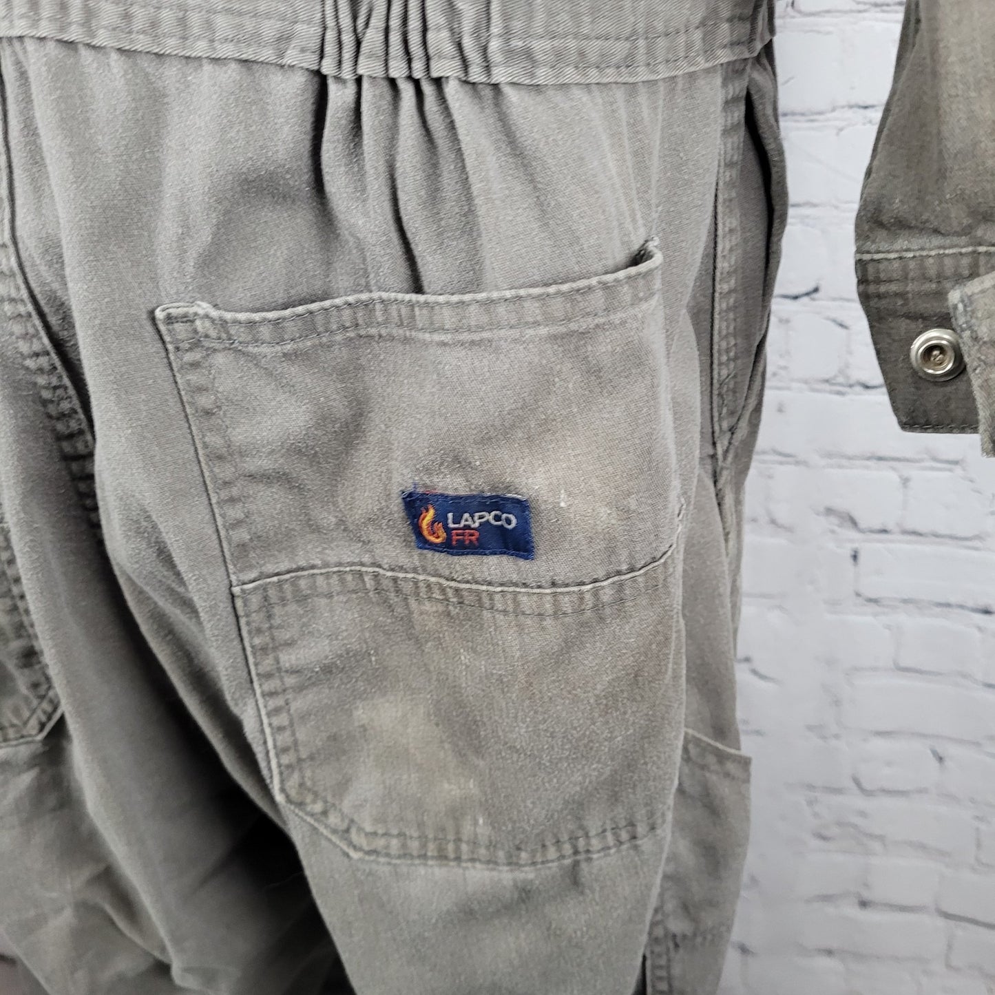 Alamo Pressure Pumping LapcoFR Uniform Coveralls Texas USA Size Large L Reg