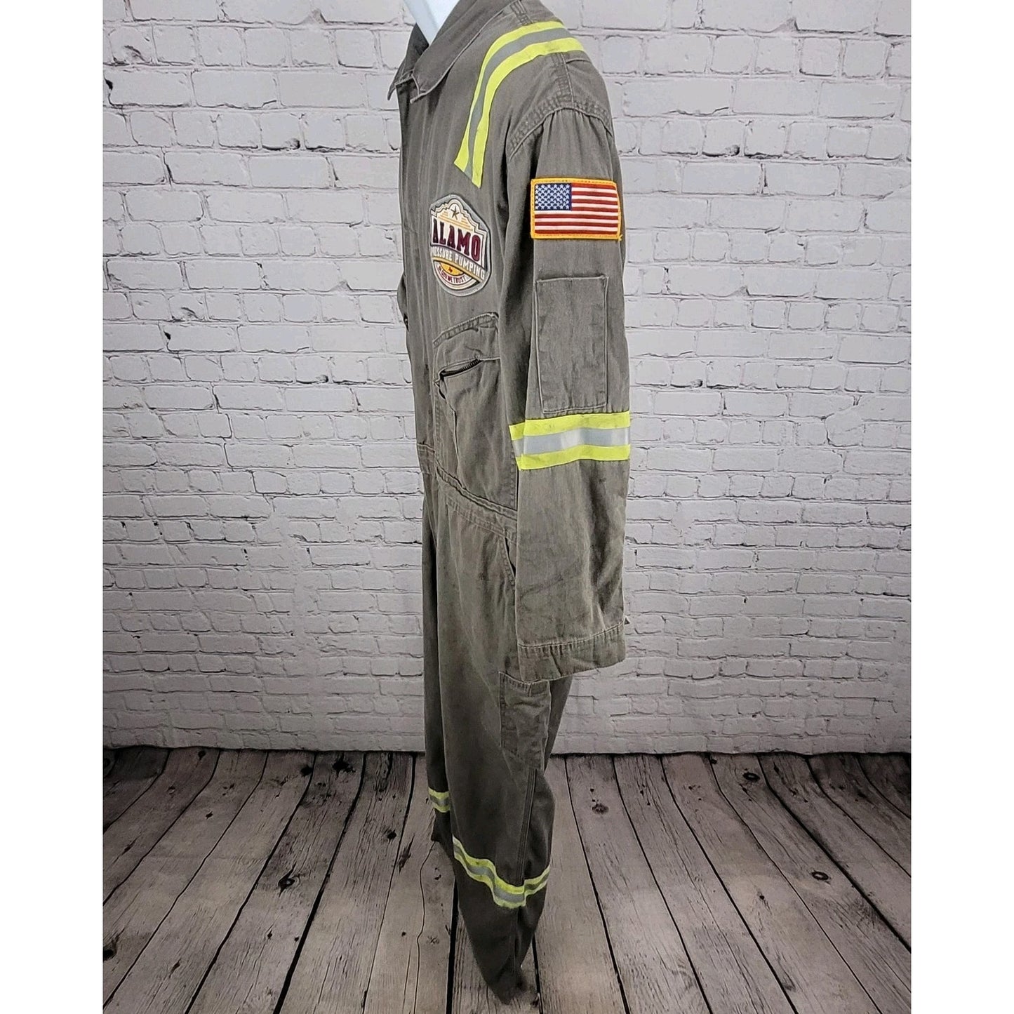Alamo Pressure Pumping LapcoFR Uniform Coveralls Texas USA Size Large L Reg