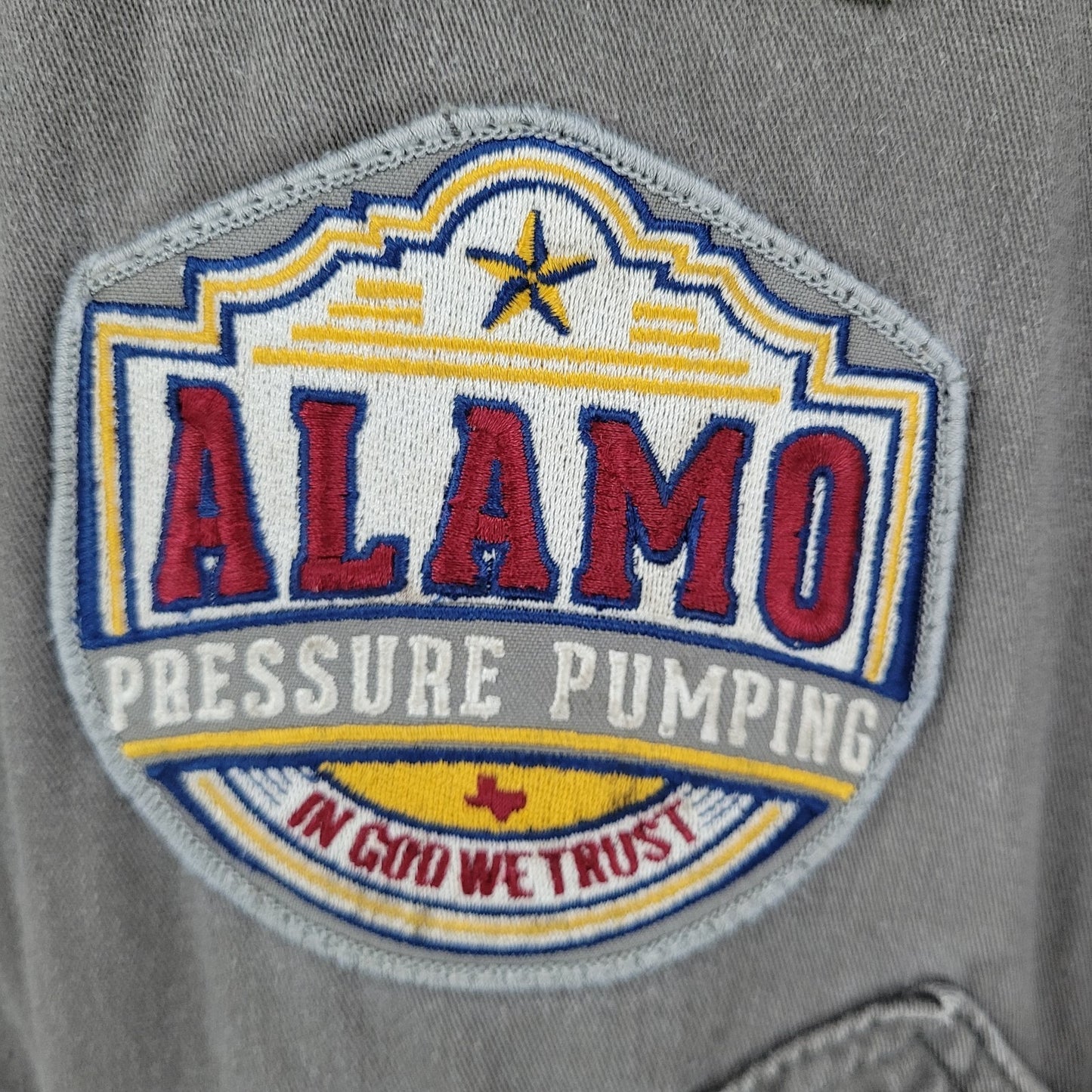 Alamo Pressure Pumping LapcoFR Uniform Coveralls Texas USA Size Large L Reg