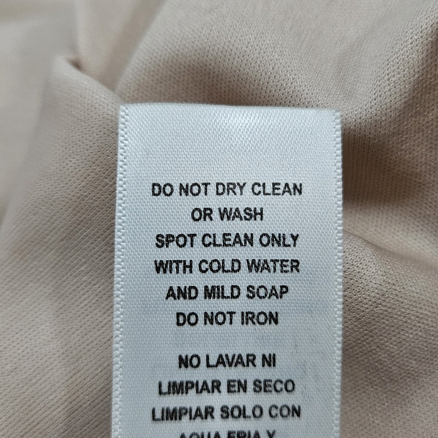 Adrianna Papell Beige Pink Beaded Sequin Sheer Waist Gown Formal Maxi Dress 0