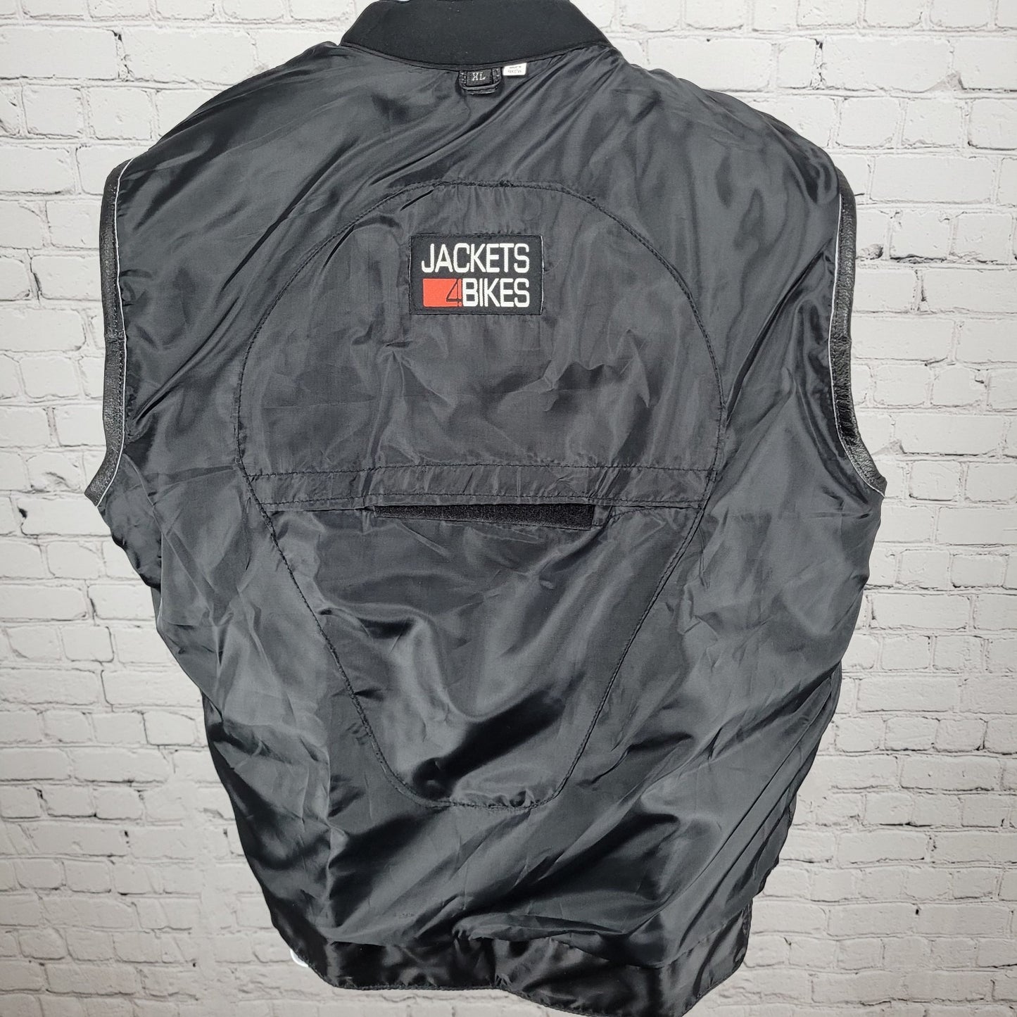 Jackets 4 Bikes Black Full Zip Concealed Carry Pocket Motorcycle Biker Vest XL