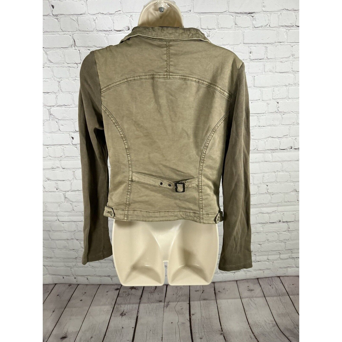 Marrakech Anthropologie Brown Full Zip Moto Jacket Women’s S
