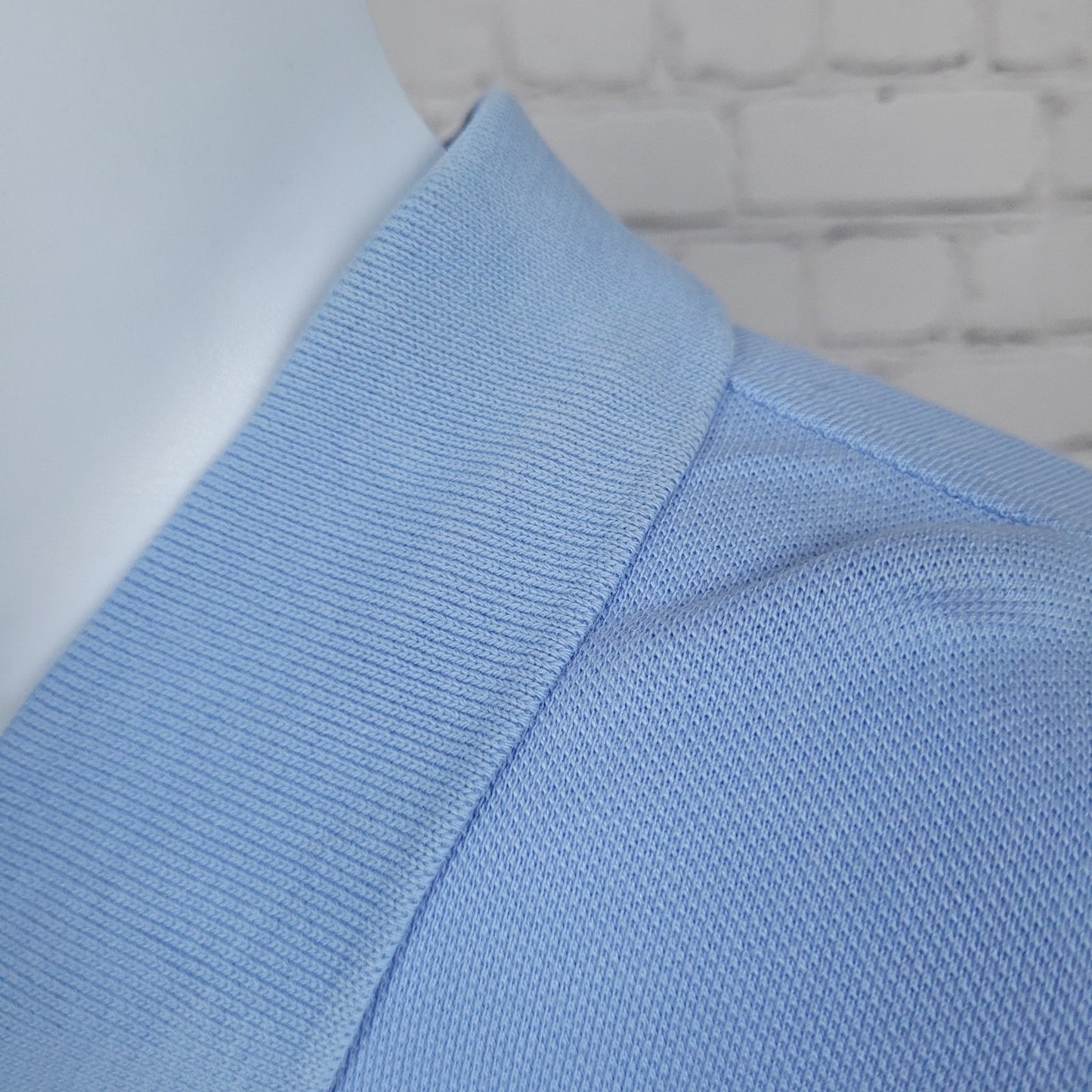 NWD Izod Blue Silk Wash 100% Cotton Short Sleeve Buttoned Polo Shirt XXXL