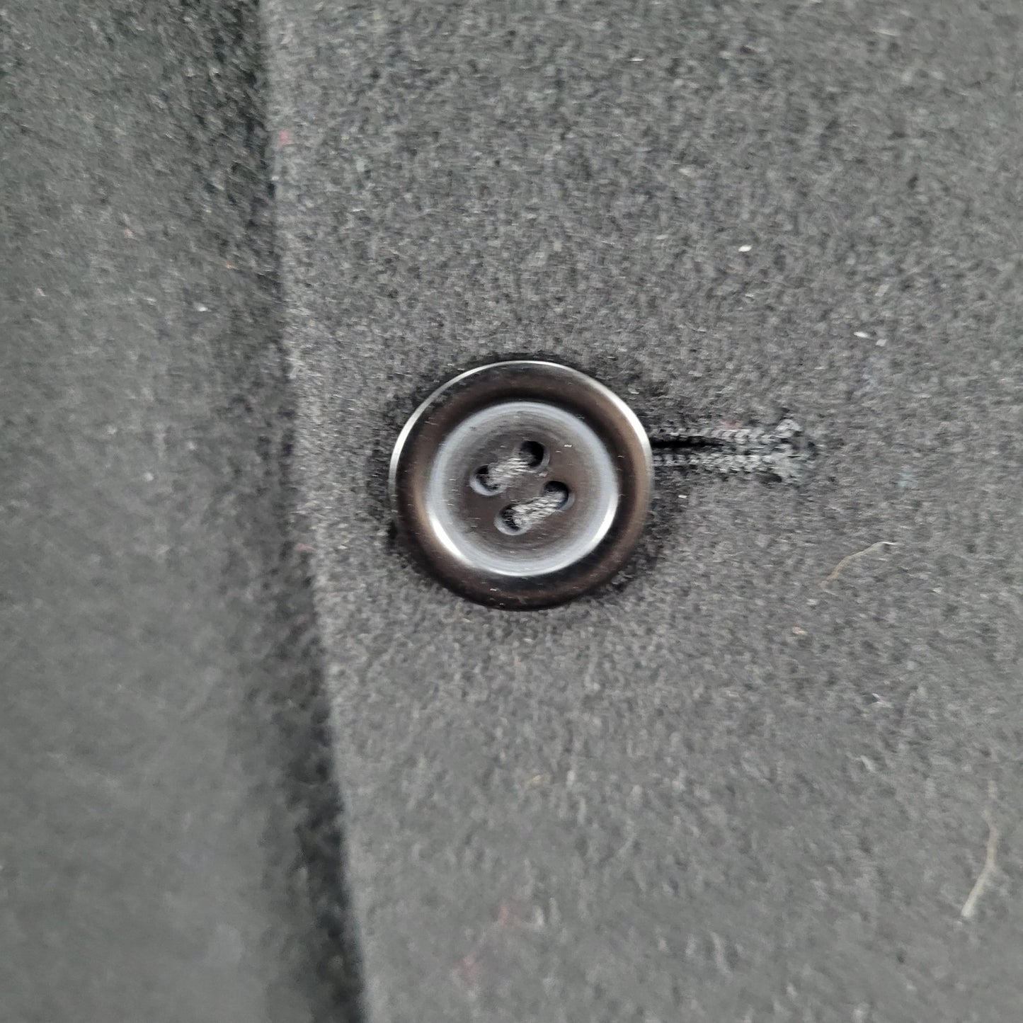 T. Harris Black Cashmere Silk Wool 2 Button Vented Notch Blazer Sport Coat 42R