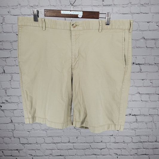 Peter Millar Khaki Beige Pima Cotton Stretch Chino Shorts Peru Size 38 (38x8)