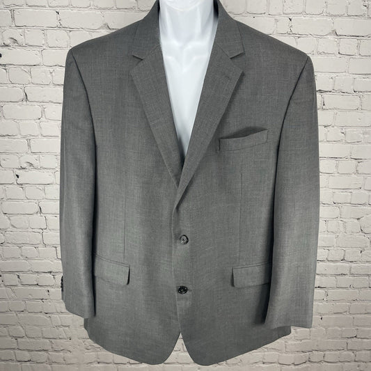 Michael Kors Grey Two Button Double Vented Notch Blazer Sport Coat Size 46R