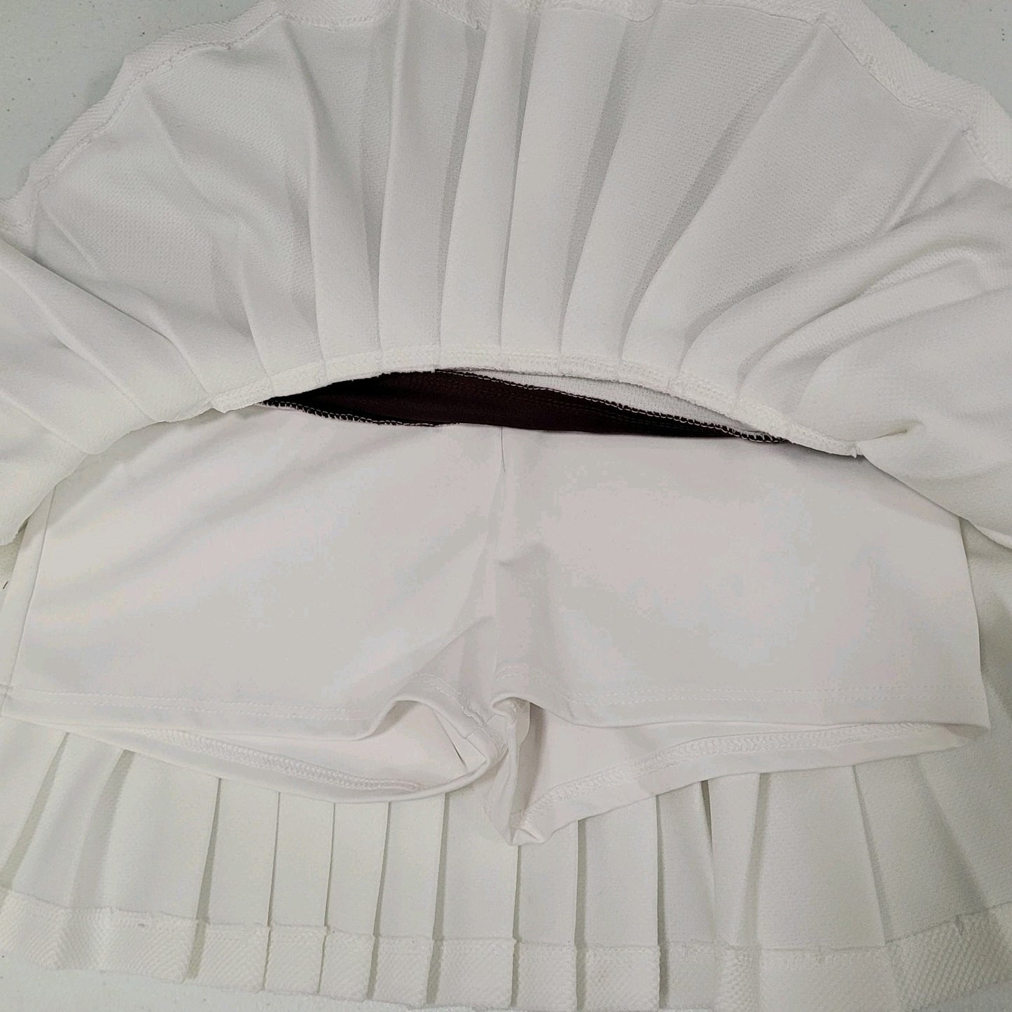 NWT Ayda Burgundy Embroidered Logo Built In Shorts Tennis Mini Skirt USA XS RARE