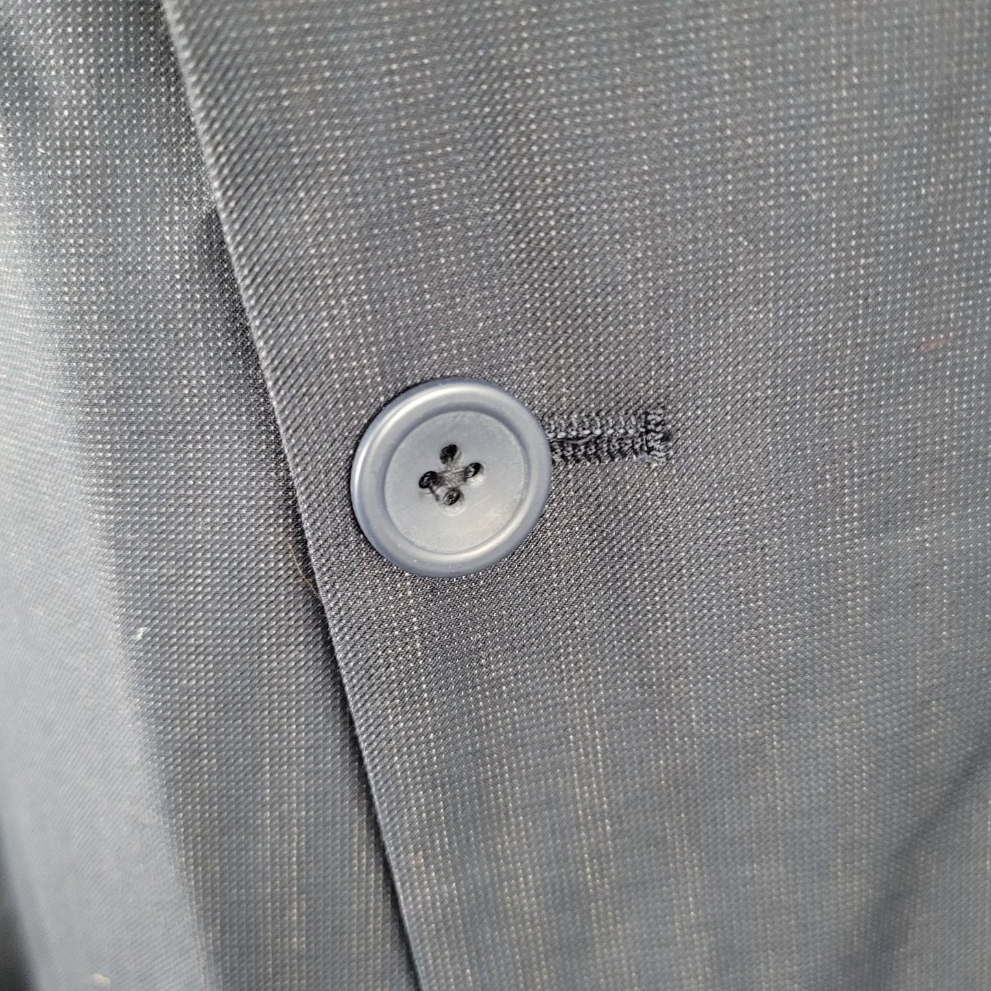 Structure Navy Modern Fit 2 Button Notch Vented Blazer Sport Coat Size 48R
