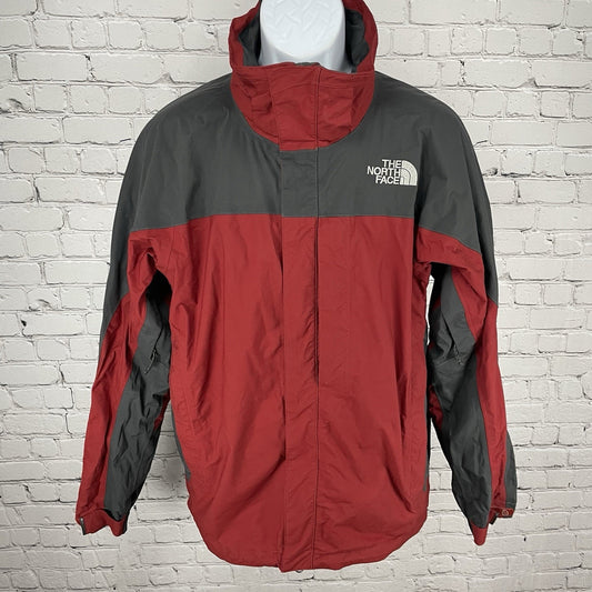 The North Face Red & Grey HyVent Zipped Pockets Lined Jacket Size Medium M