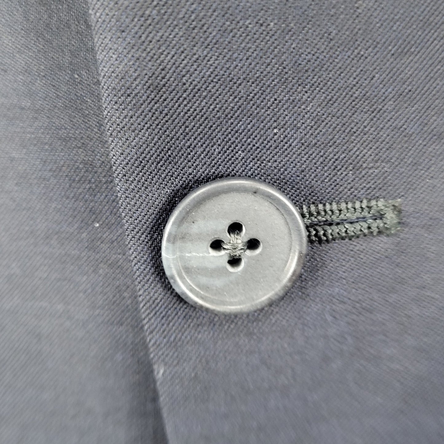 Joseph Abboud Navy 100% Wool Full Suit 2 Piece Blazer Pants USA 38S/W32 (32x29)