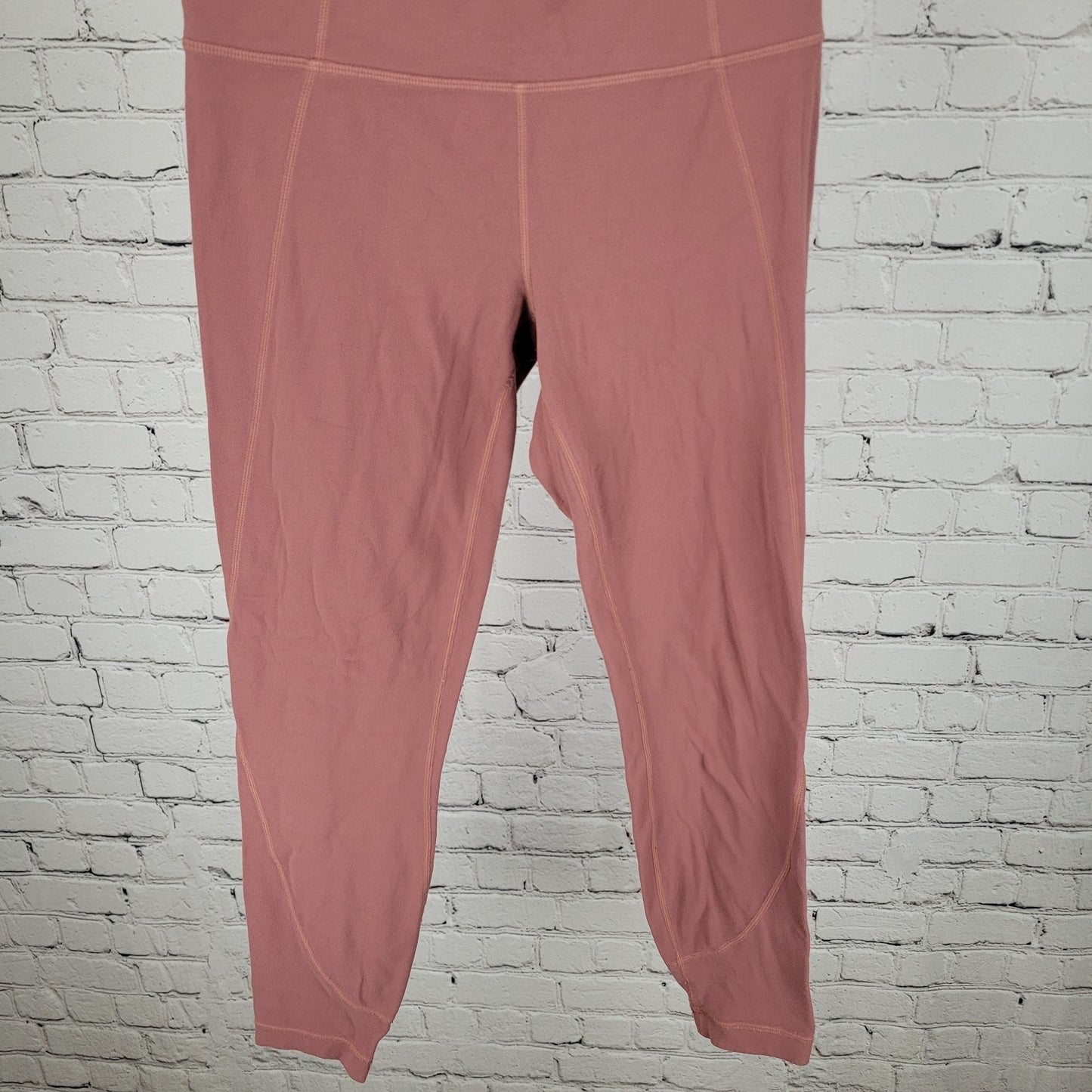 Athleta Pink Athleisure Skinny Yoga Pants Leggings Size Small S (26x25)