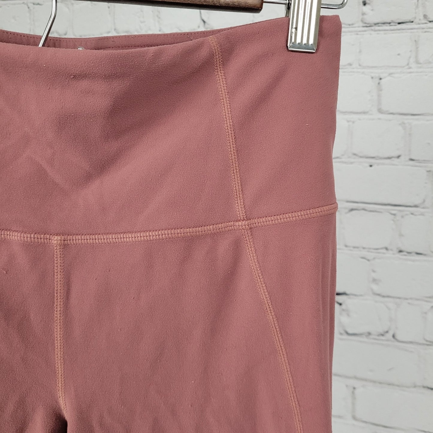 Athleta Pink Athleisure Skinny Yoga Pants Leggings Size Small S (26x25)