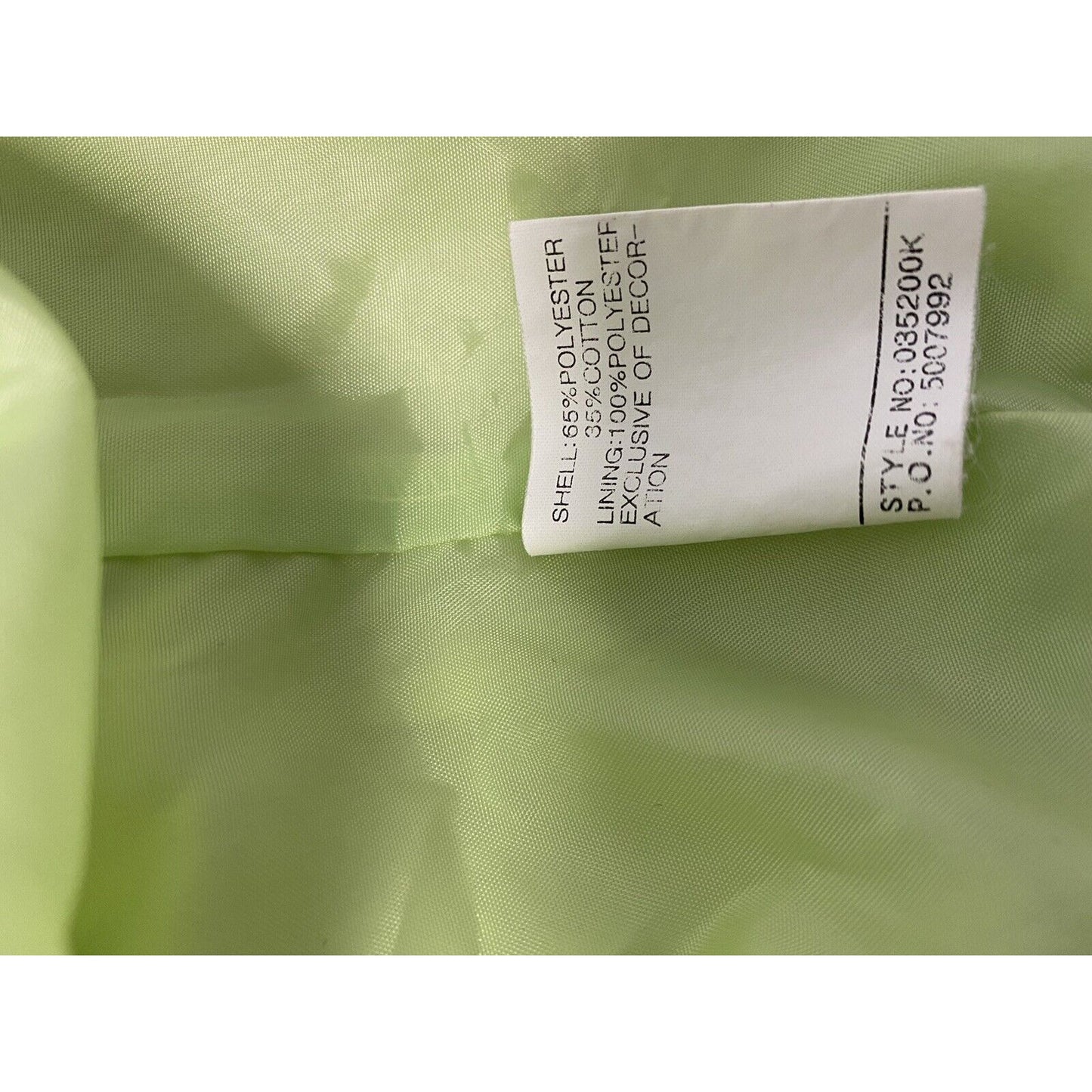 Pacific Trail Outdoor Wear Light Green Hooded Full Zip Coat Rain Jacket Size XL