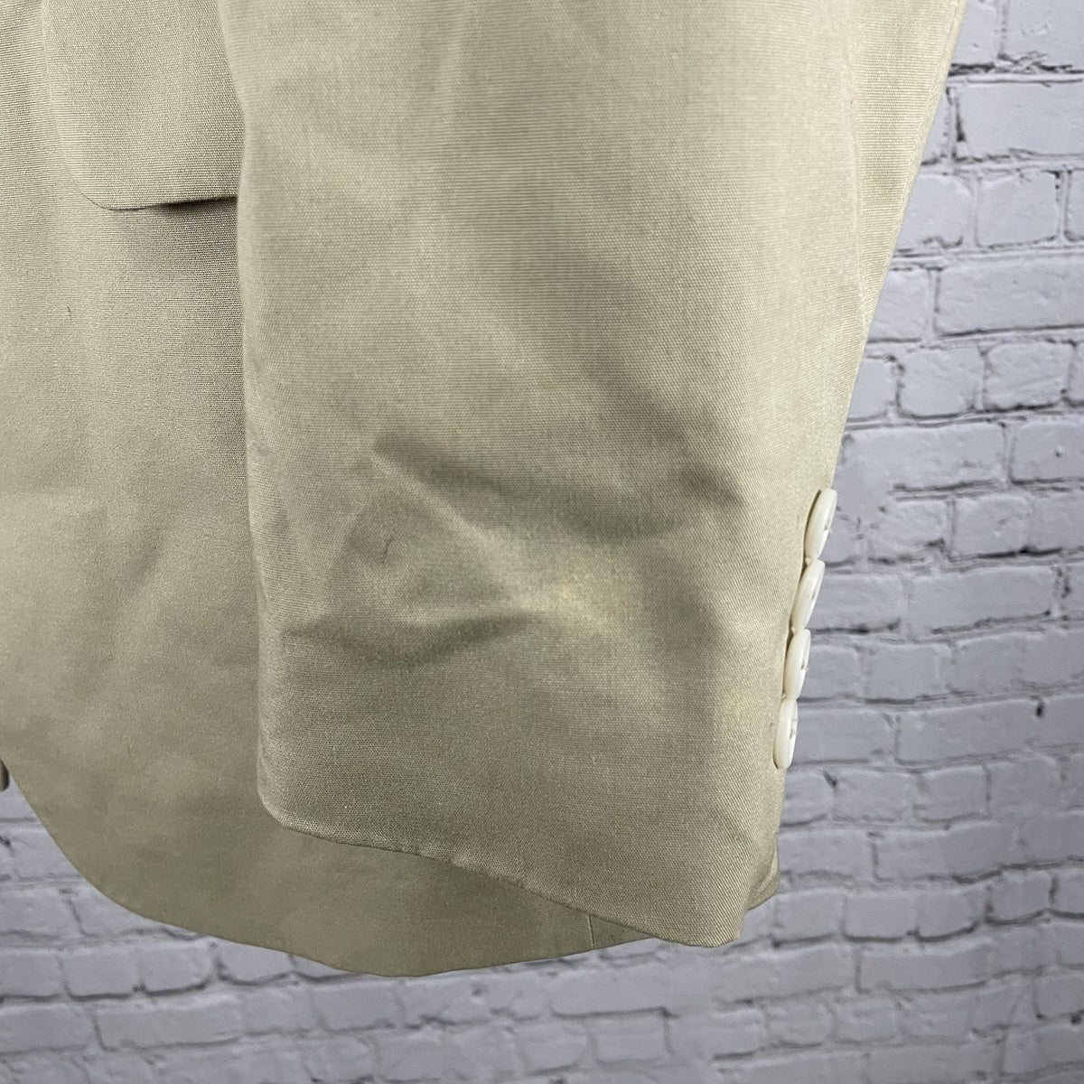 Jos A Bank Tan Cotton Blend 2 Button Vented Notch Blazer Sport Coat Size 40L