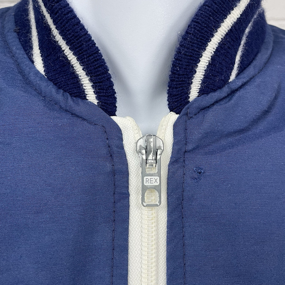 VTG British Open Leisurewear By Beaver 113th Open Blue Golf Zip Jacket Small S