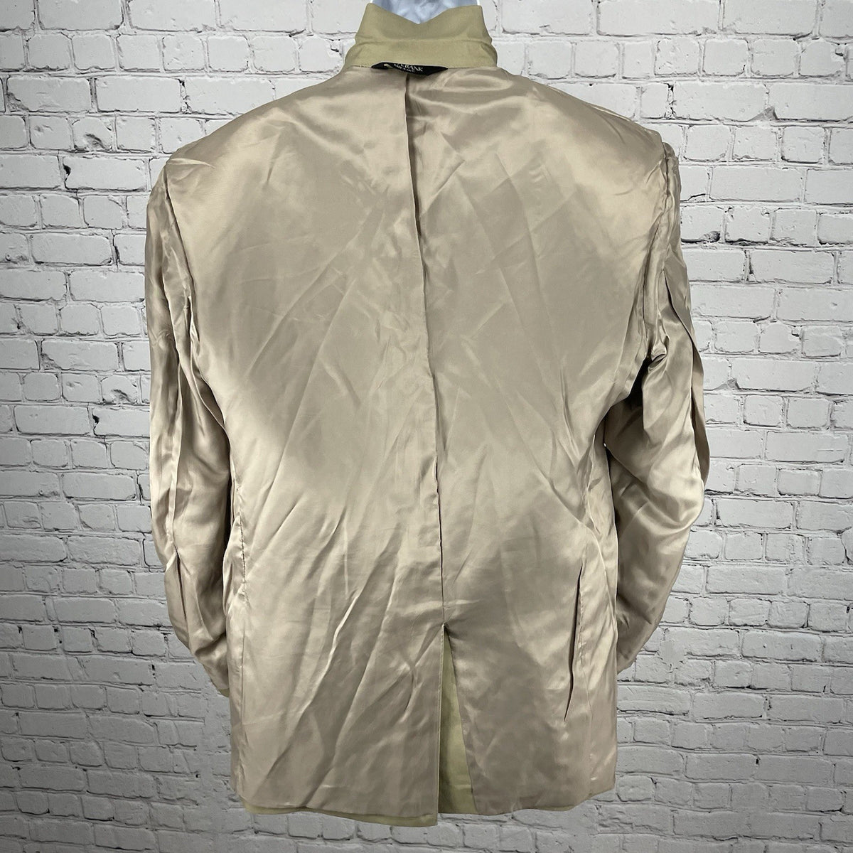 Jos A Bank Tan Cotton Blend 2 Button Vented Notch Blazer Sport Coat Size 40L