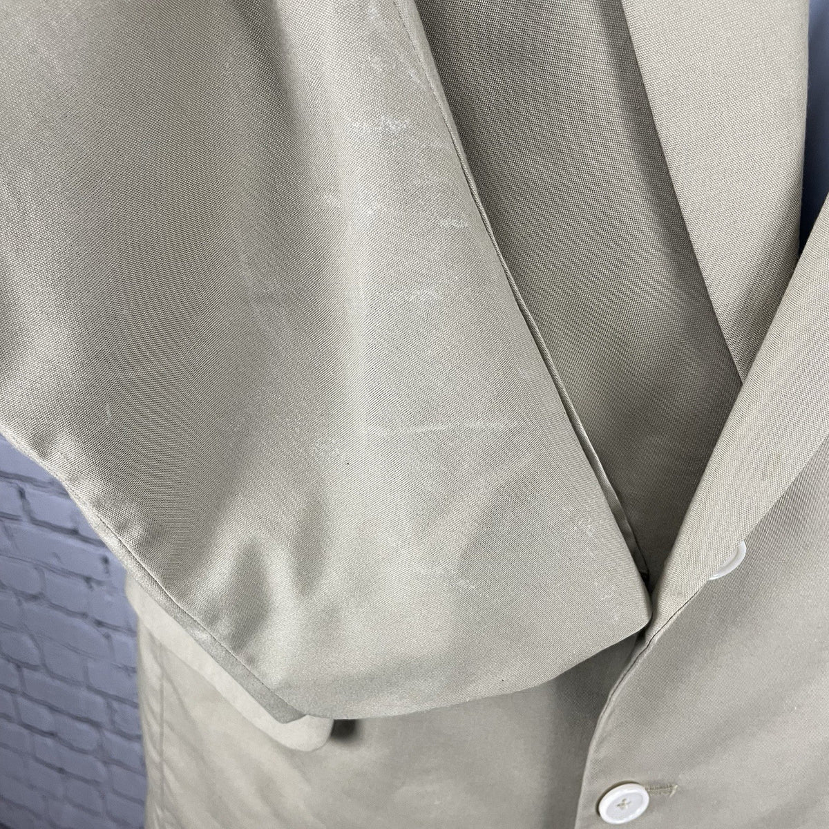 Jos A Bank Tan Cotton Blend 2 Button Vented Notch Blazer Sport Coat Size 40L