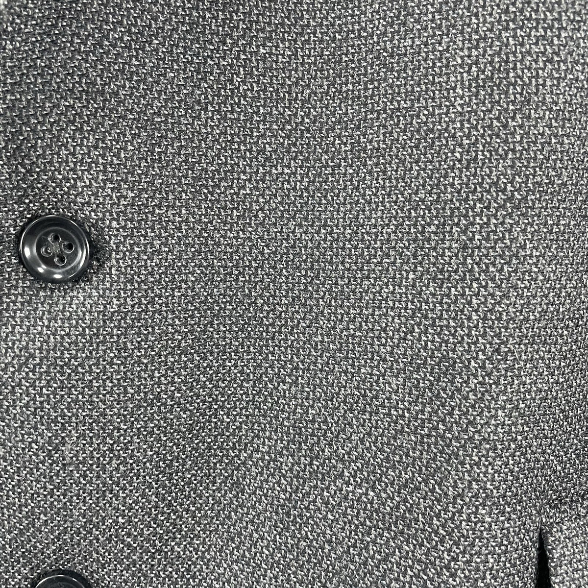 Stafford Grey Seasonal Textured Wool Blend Slim Fit 2 Button Blazer  50R