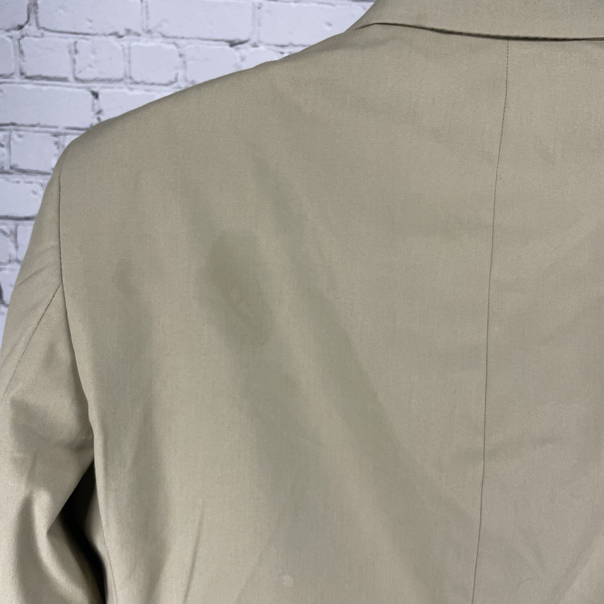Jos A Bank Tan Cotton Blend 2 Button Vented Notch Blazer Sport Coat Size 40L