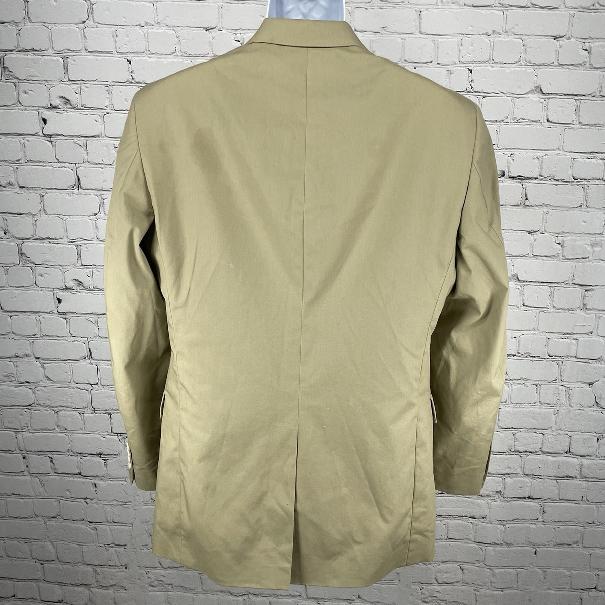 Jos A Bank Tan Cotton Blend 2 Button Vented Notch Blazer Sport Coat Size 40L