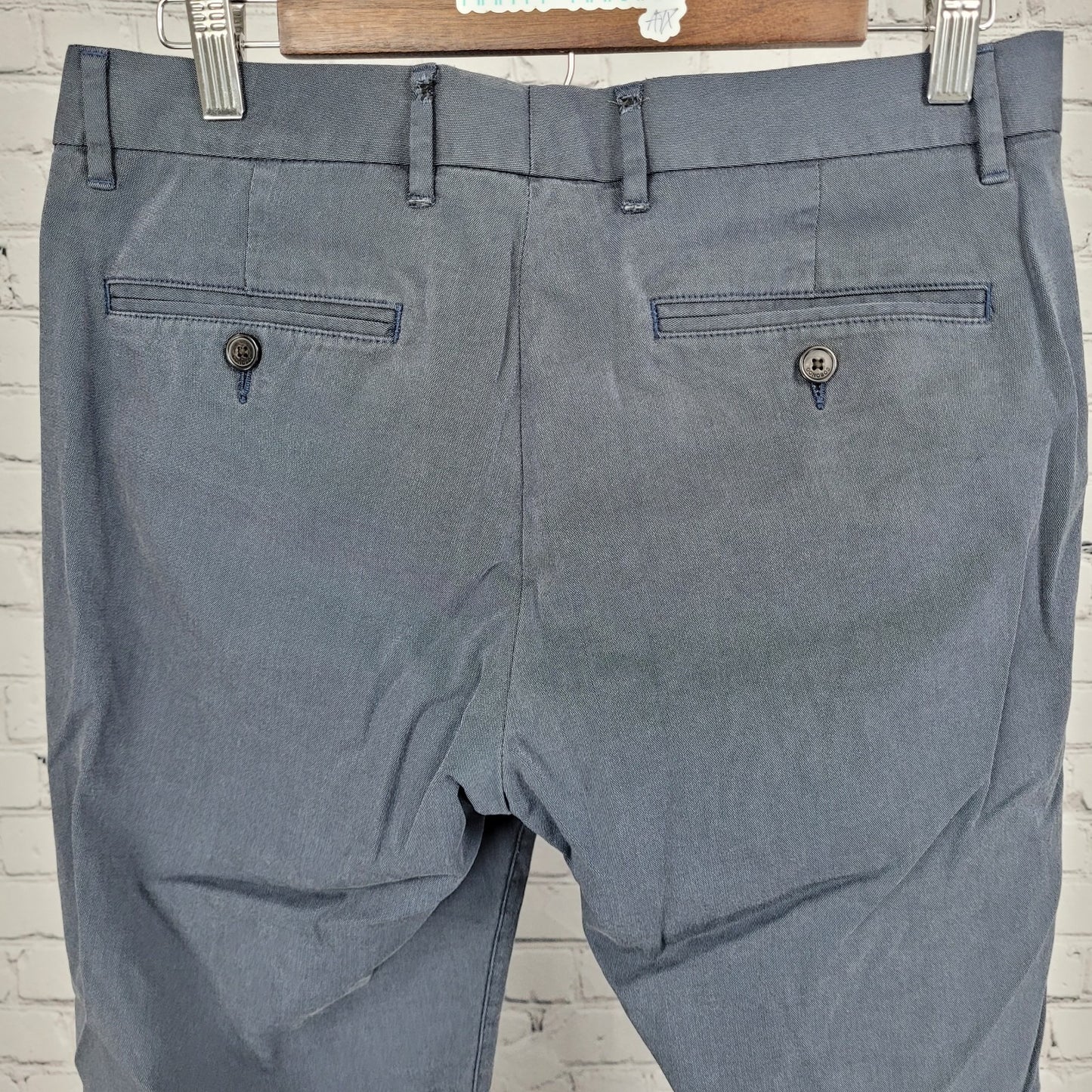 Bonobos Blue Monday Tailored Lightweight Stretch Chino Pants 31 (31x29)