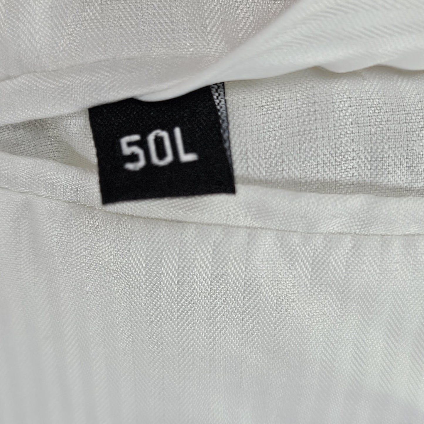 Lucci Collezione Ivory White 3 Gold Button Ventless Notch Blazer Sport Coat 50L
