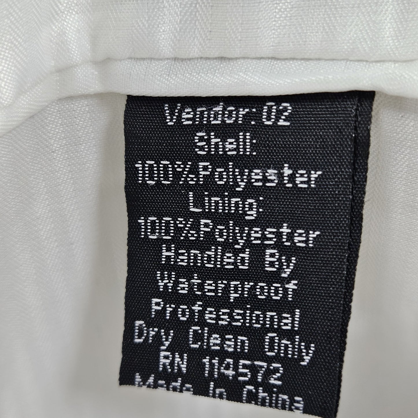 Lucci Collezione Ivory White 3 Gold Button Ventless Notch Blazer Sport Coat 50L