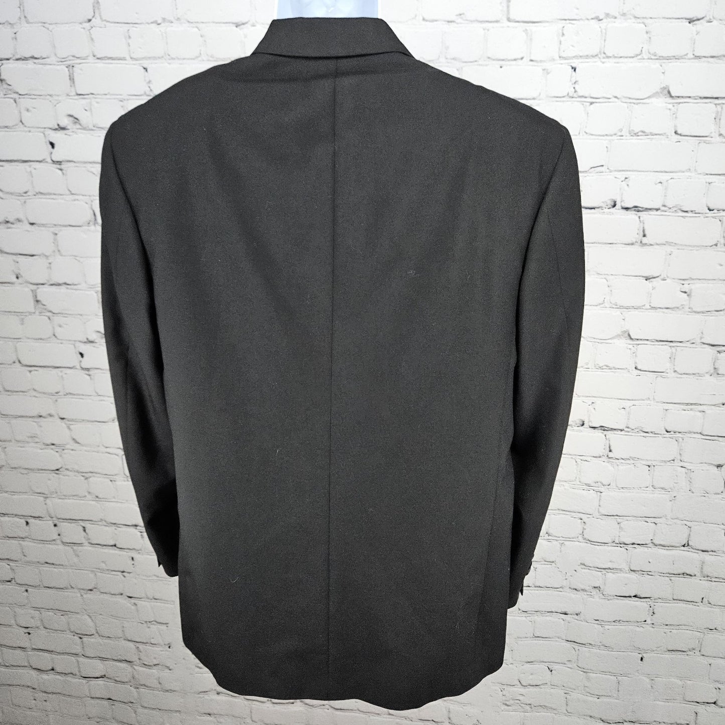 Doni Barassi Black 100% Wool John 1 Button Tuxedo Formal Suit Jacket Blazer 40R