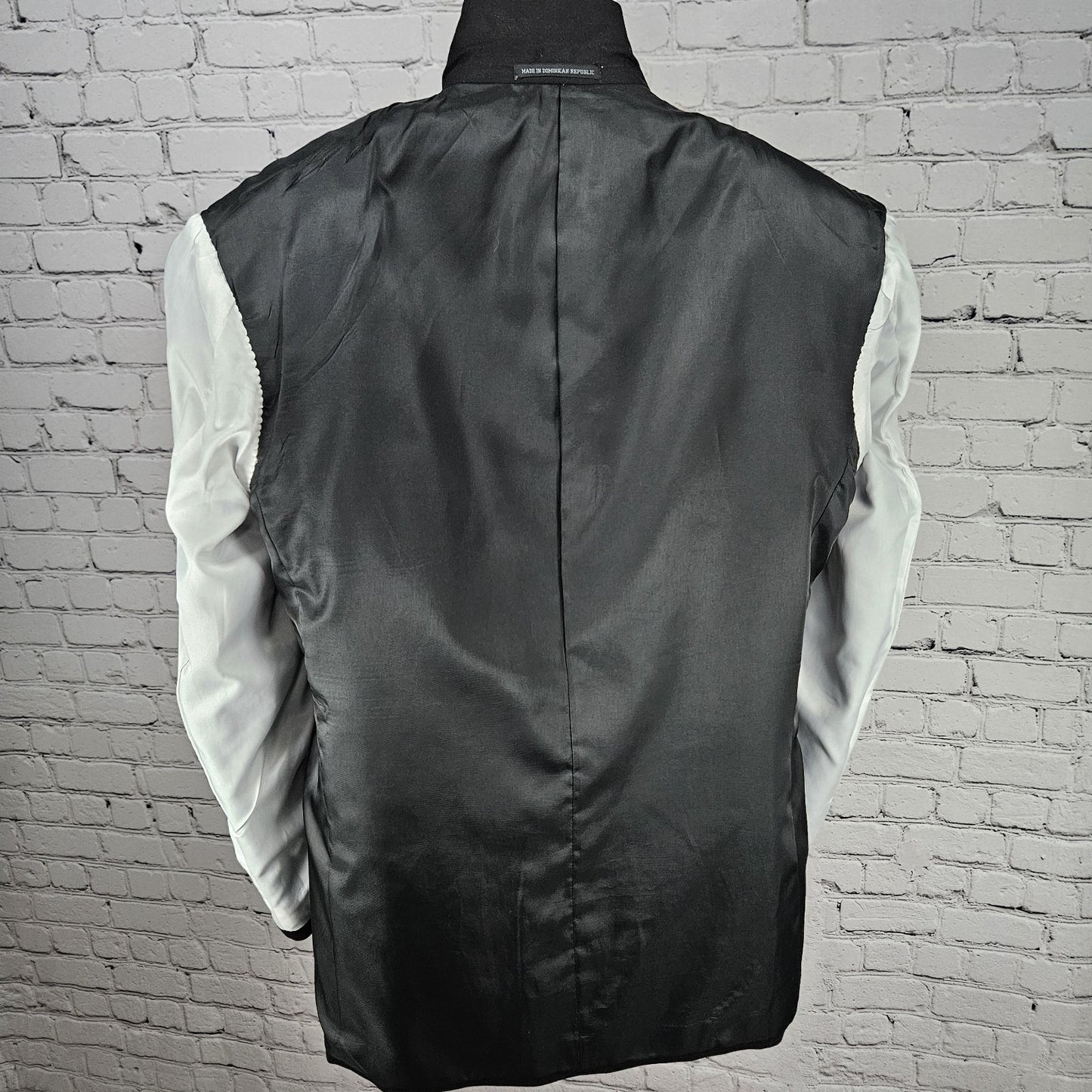 Doni Barassi Black 100% Wool John 1 Button Tuxedo Formal Suit Jacket Blazer 40R