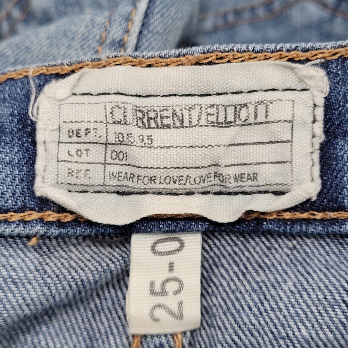 Current Elliot Blue The Stiletto Benett Destroy Skinny Jeans USA 25 (26x27)