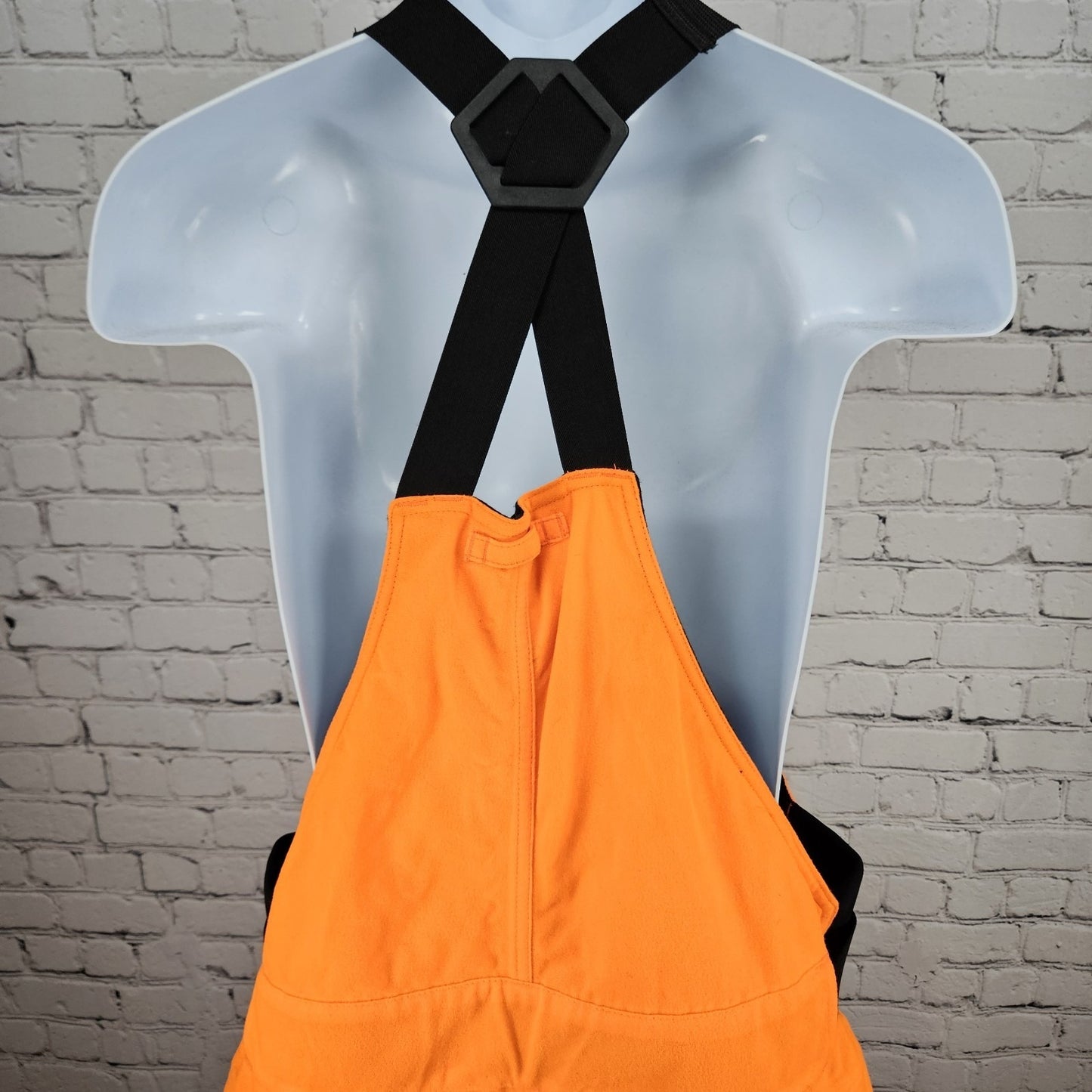 ICEARMOR Clam Orange Warm Dry Comfort Insulated High-Vis Fishing Snow Bib Large