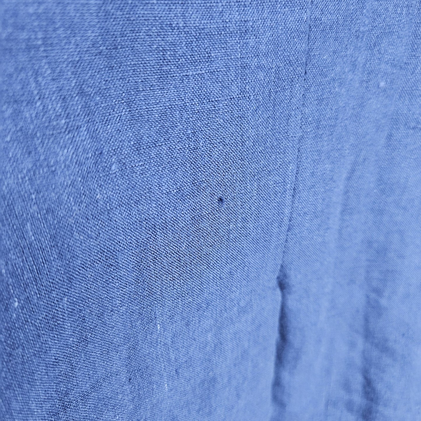Joie Blue 100% Linen Open Front Cotton Lined Vented Notch Blazer Jacket 4