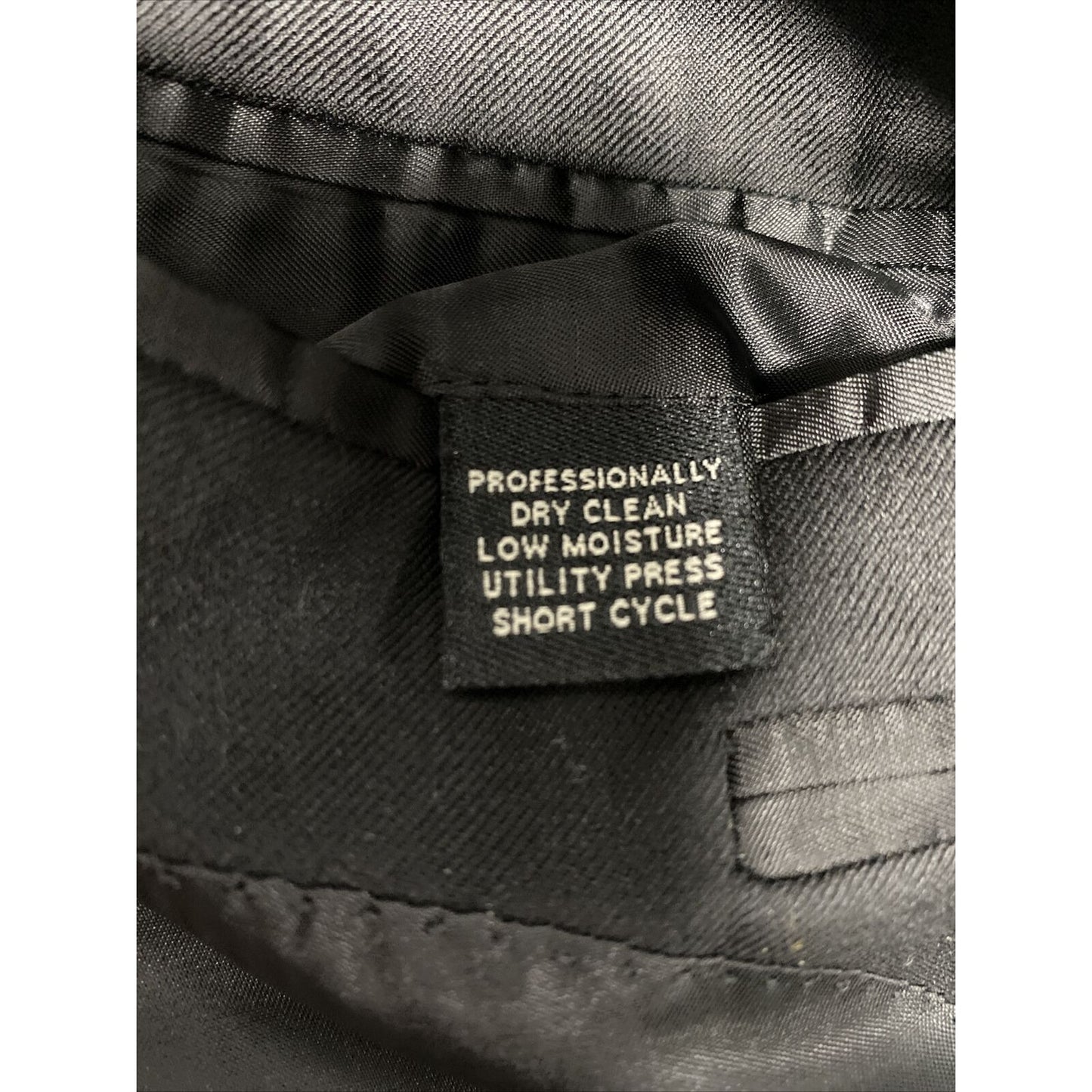 Jos A Bank Black Wool Gold Two Button 2B Signature Collection Blazer Jacket 43R